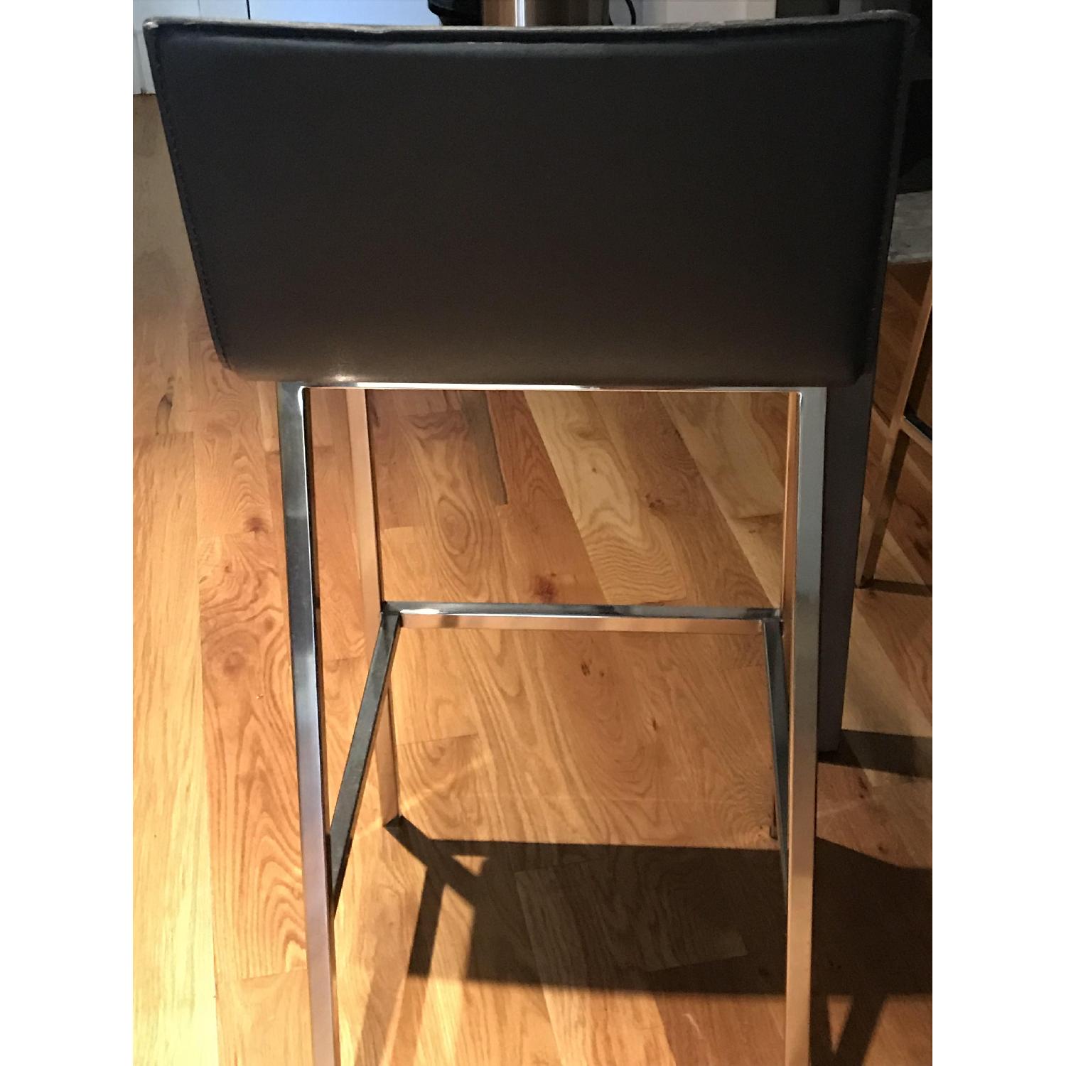 CB2 Phoenix Carbon Bar Stools - AptDeco