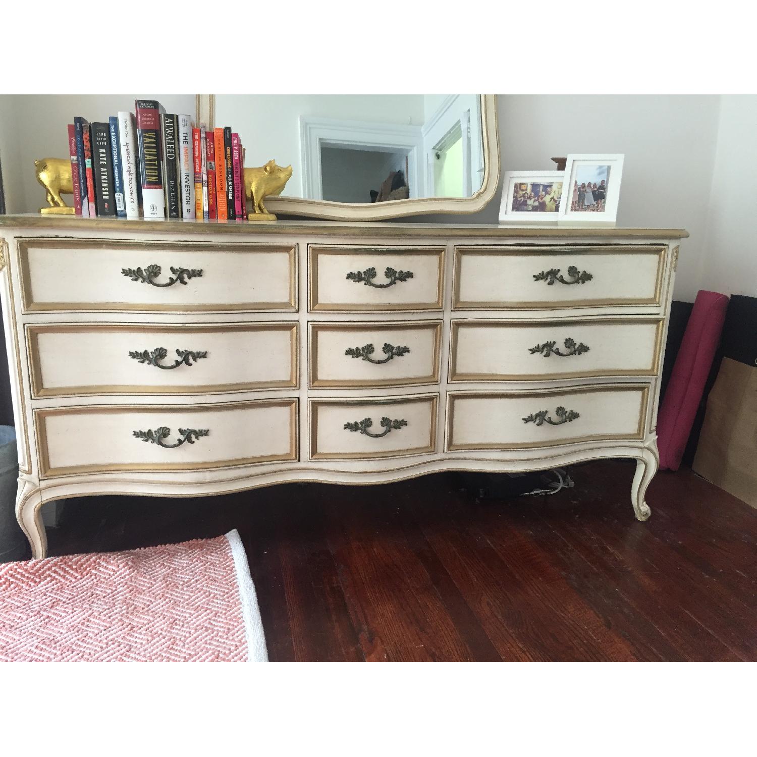 Curved Antique Dresser - image-4