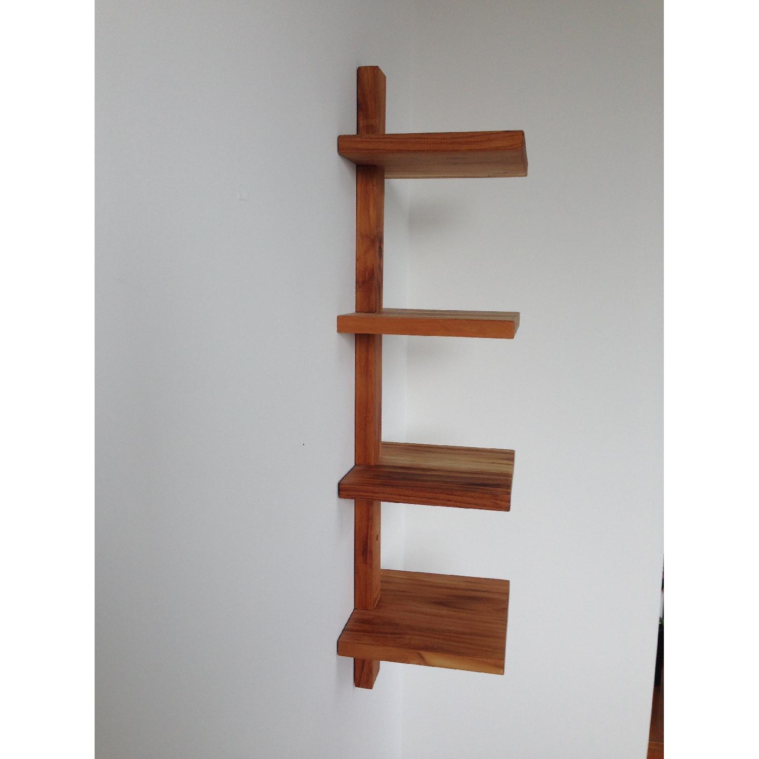 Dot & Bo Teak Column Wall Shelf - image-2