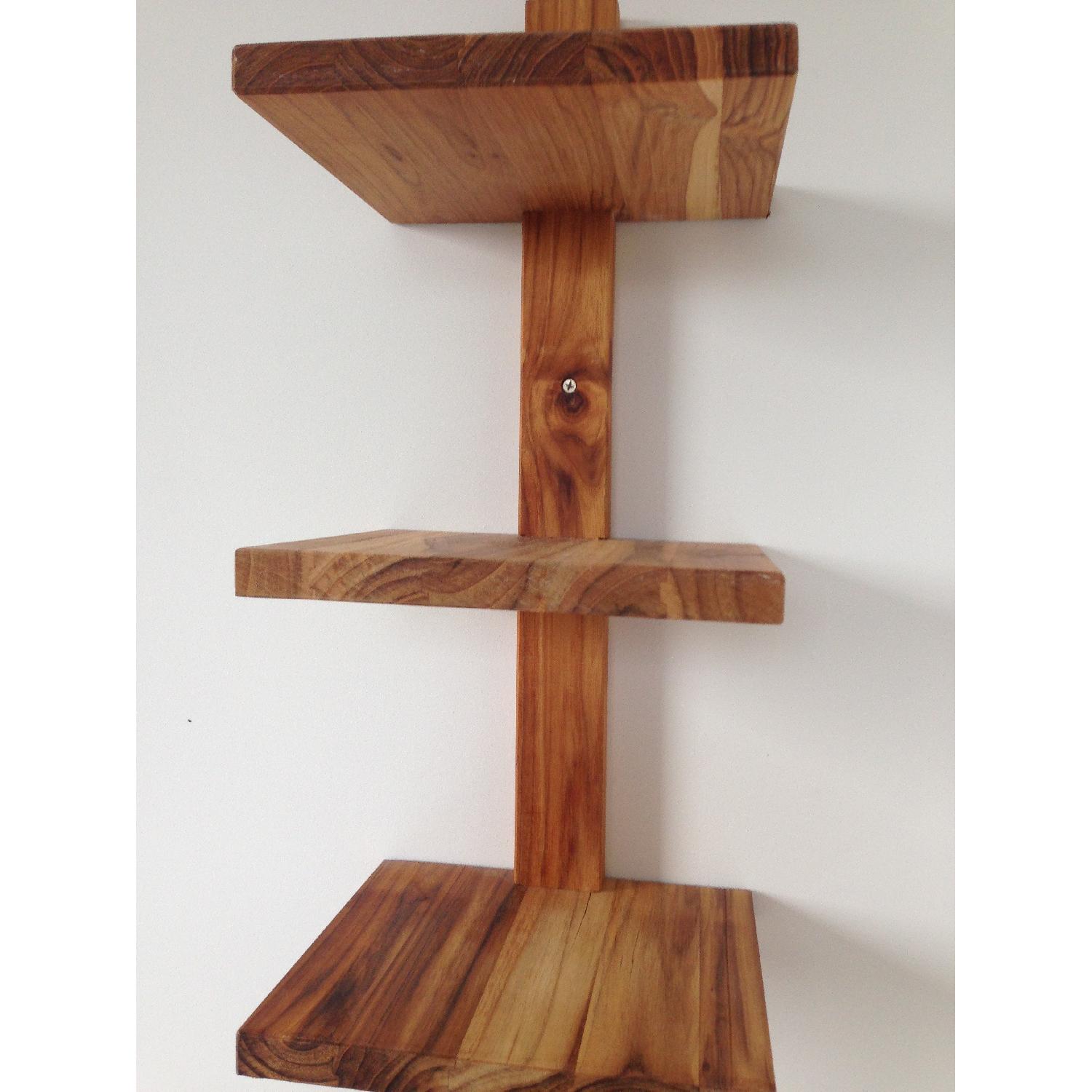 Dot & Bo Teak Column Wall Shelf - image-3