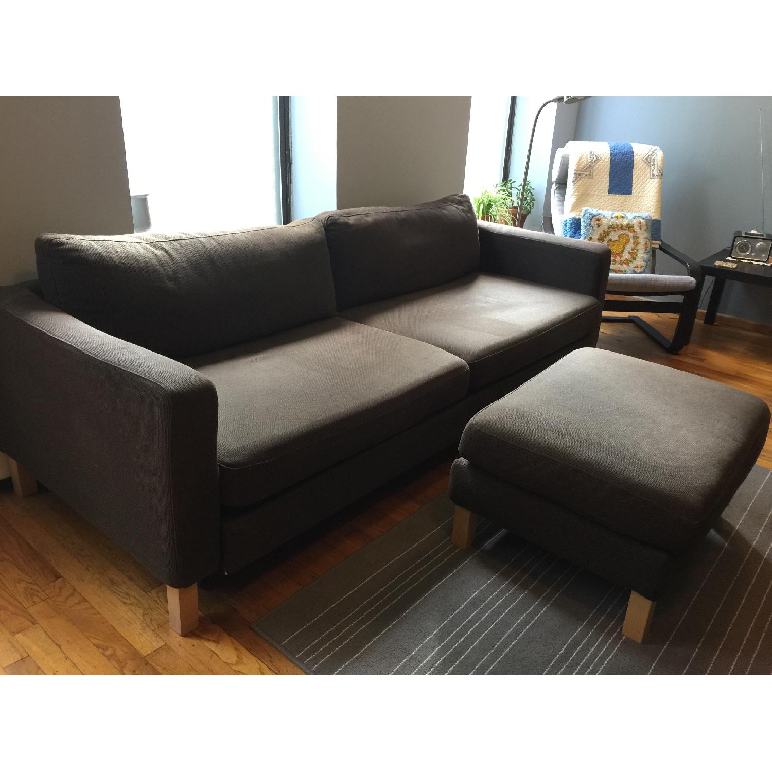 Ikea Karlstad Sofabed & Footstool - image-2