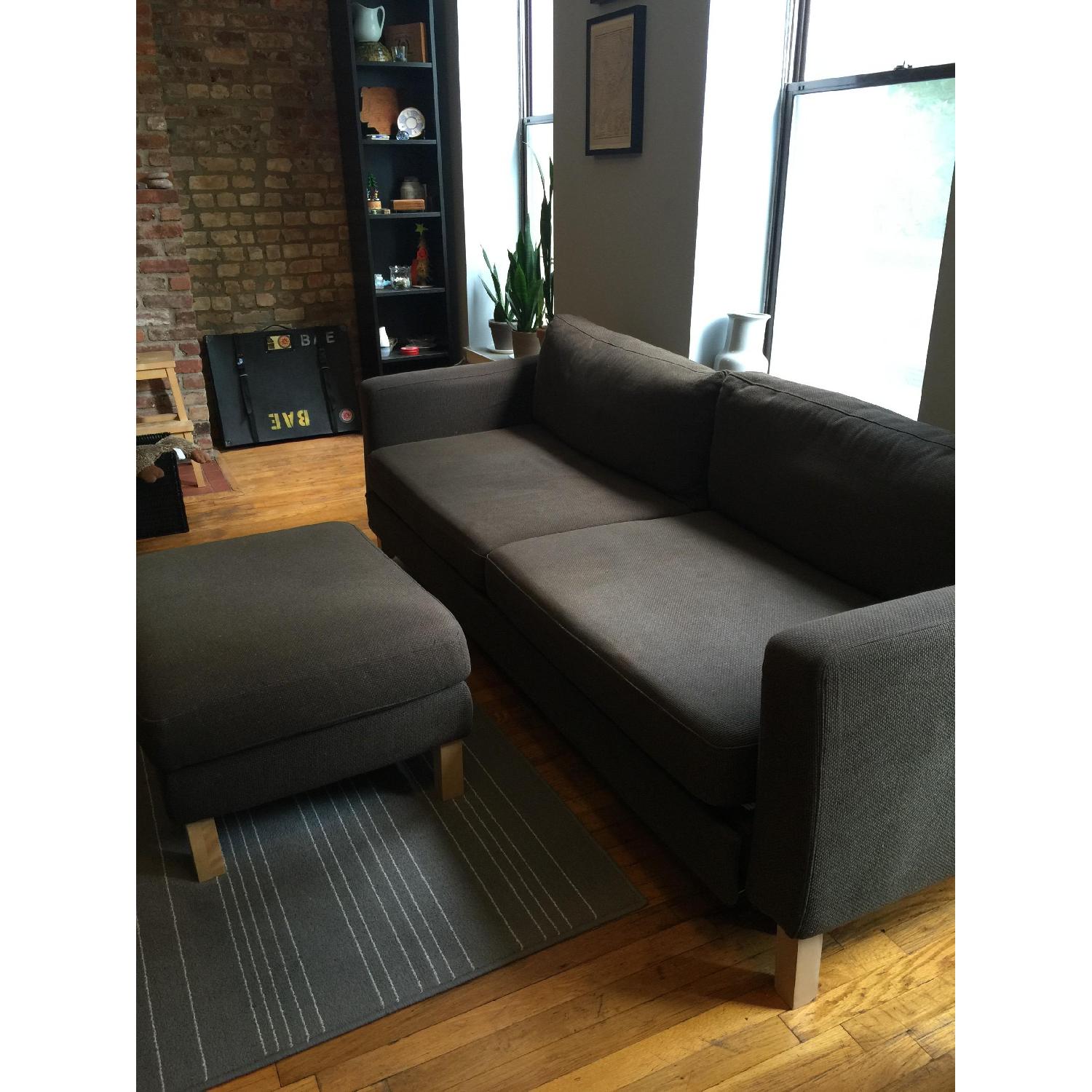 Ikea Karlstad Sofabed & Footstool - image-3