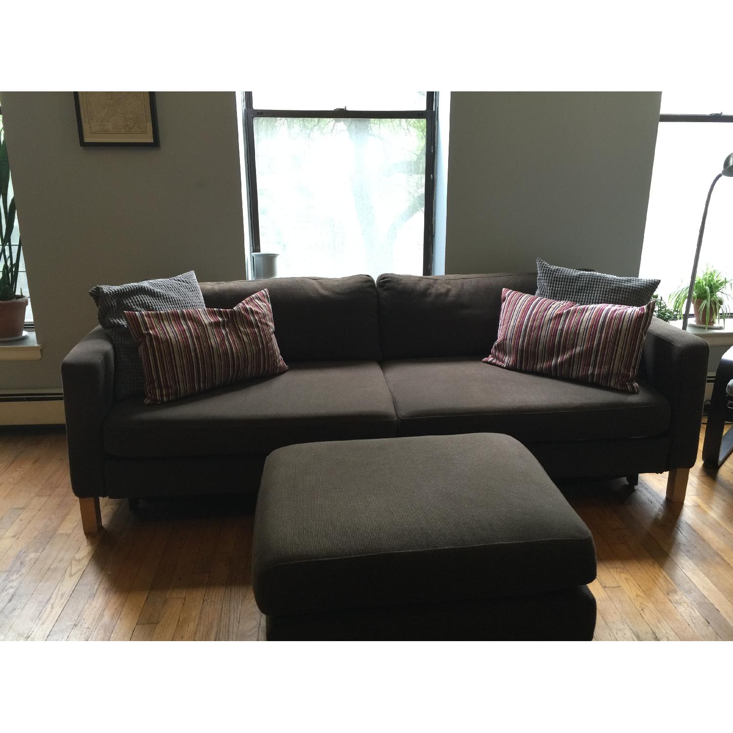 Ikea Karlstad Sofabed & Footstool - image-5