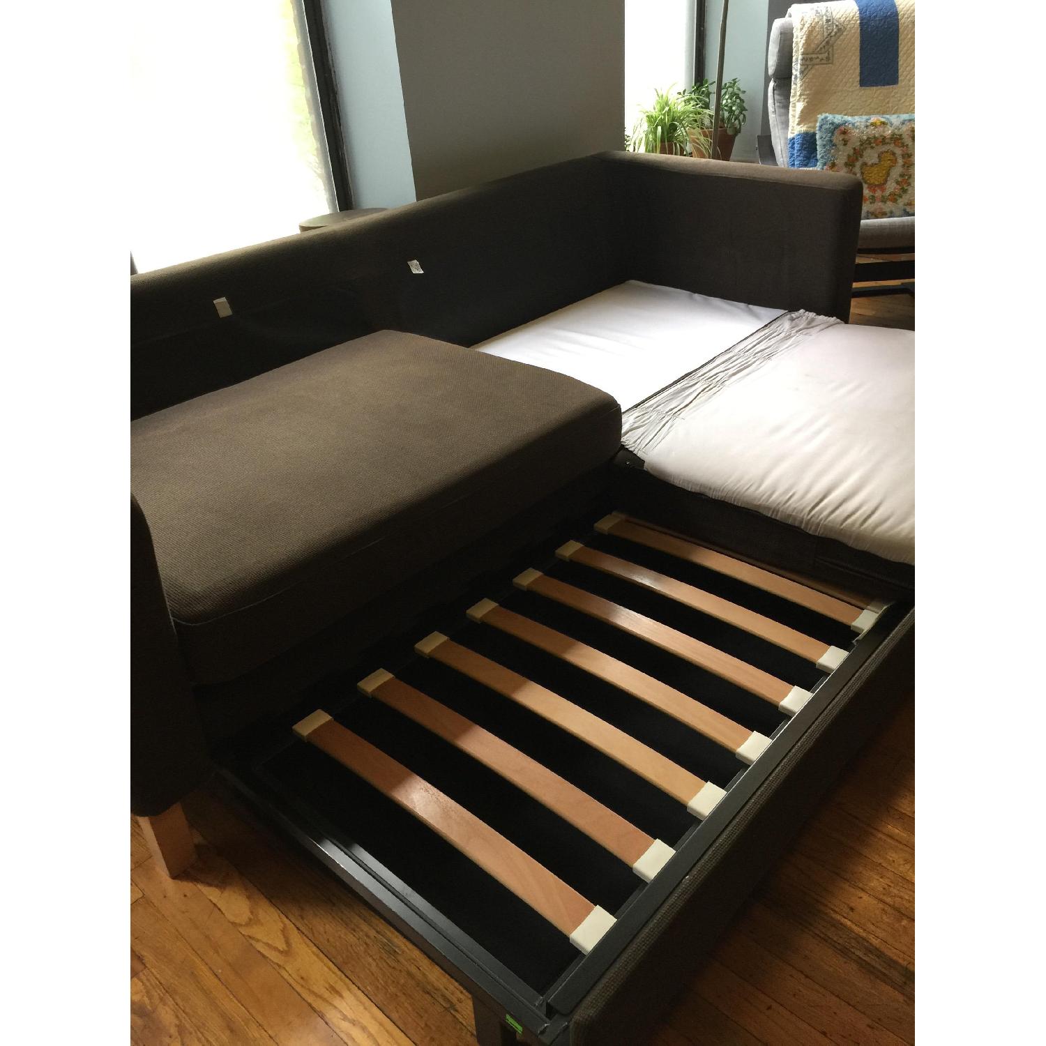 Ikea Karlstad Sofabed & Footstool - image-9