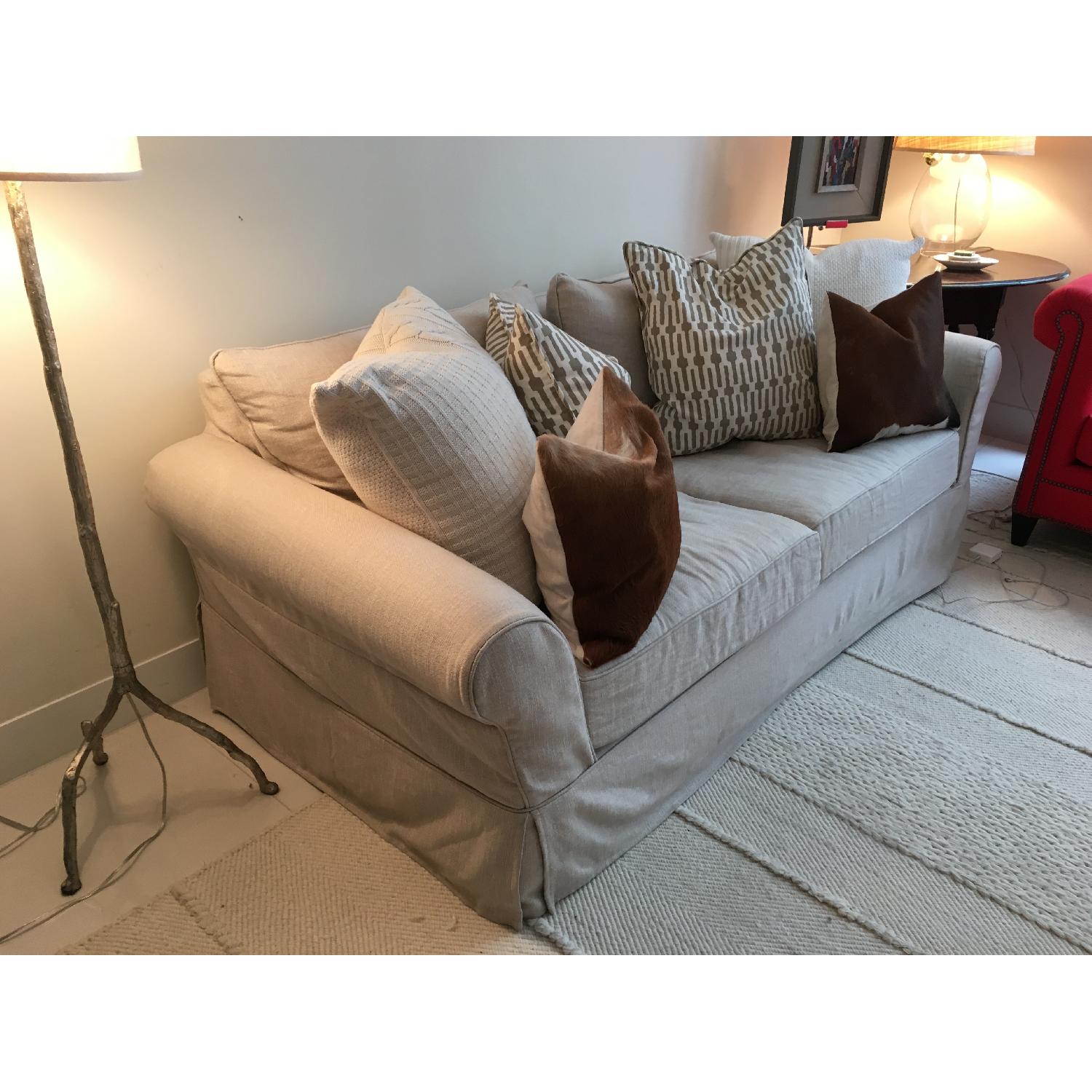 Pottery Barn Pearce Slipcovered Sofa - image-2