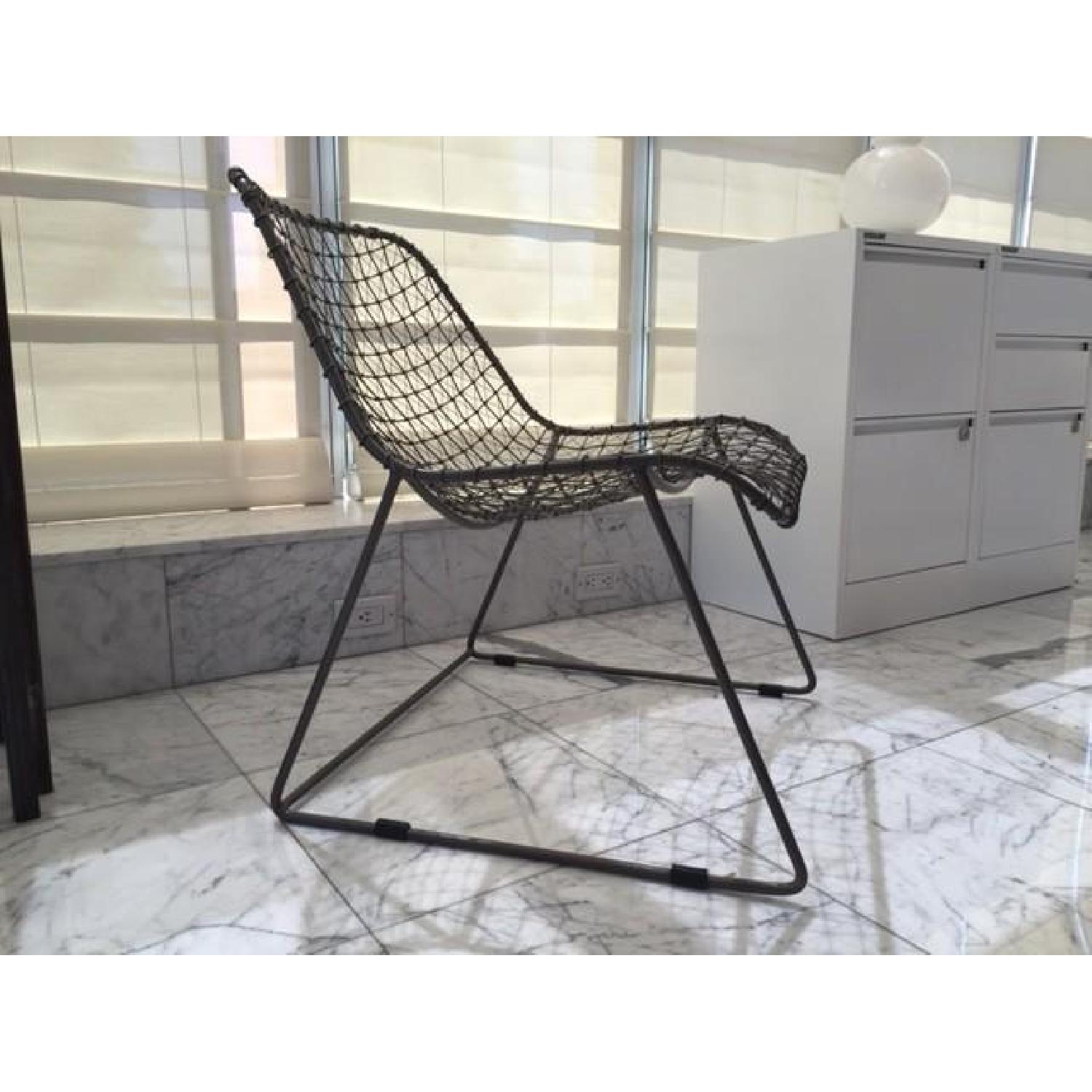 CB2 Metal Weave Chair - image-2