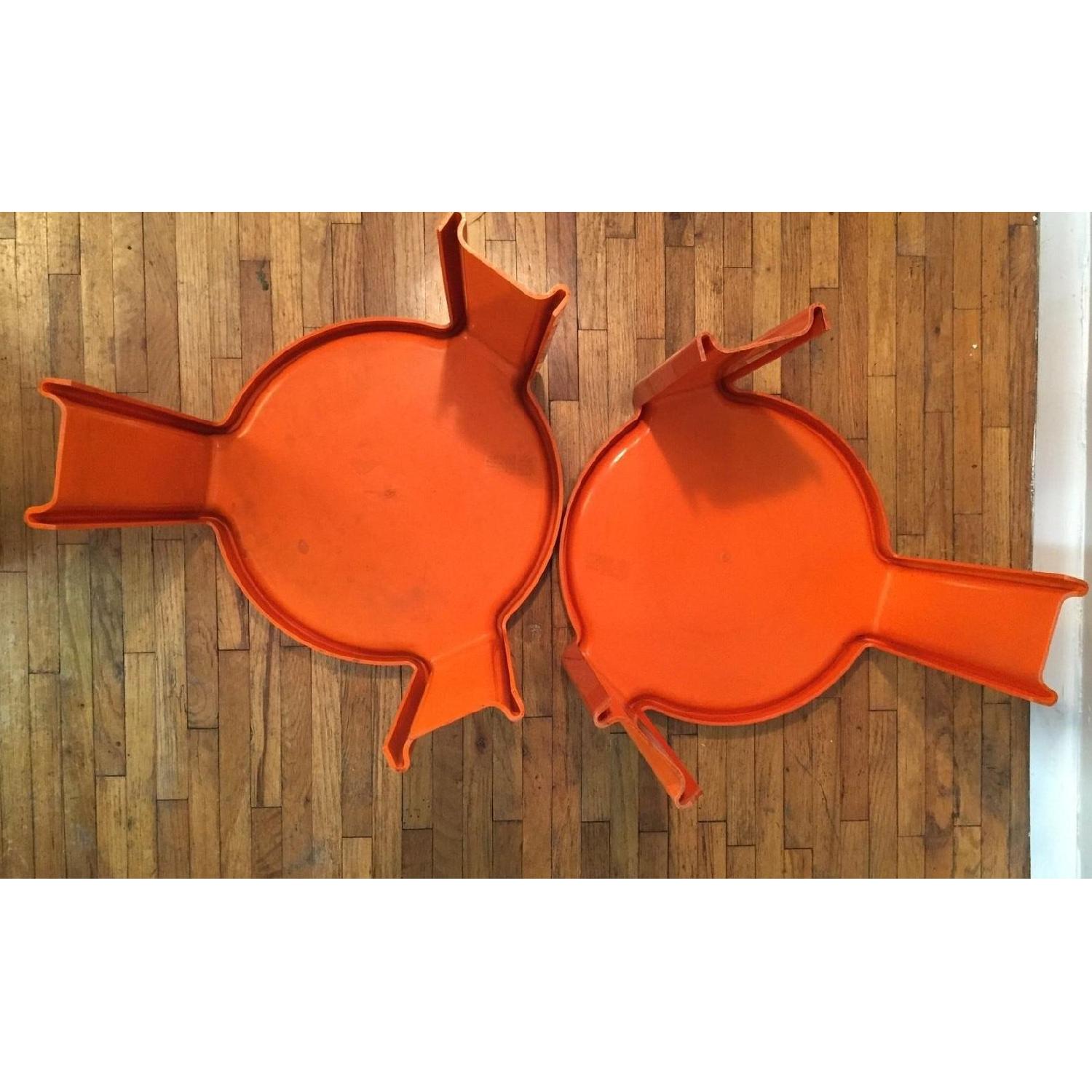 Kartell Orange Stacking Tables - image-5