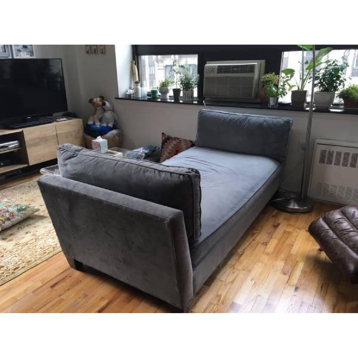 Crate & Barrel Simone Daybed Couch in Slate - image-2