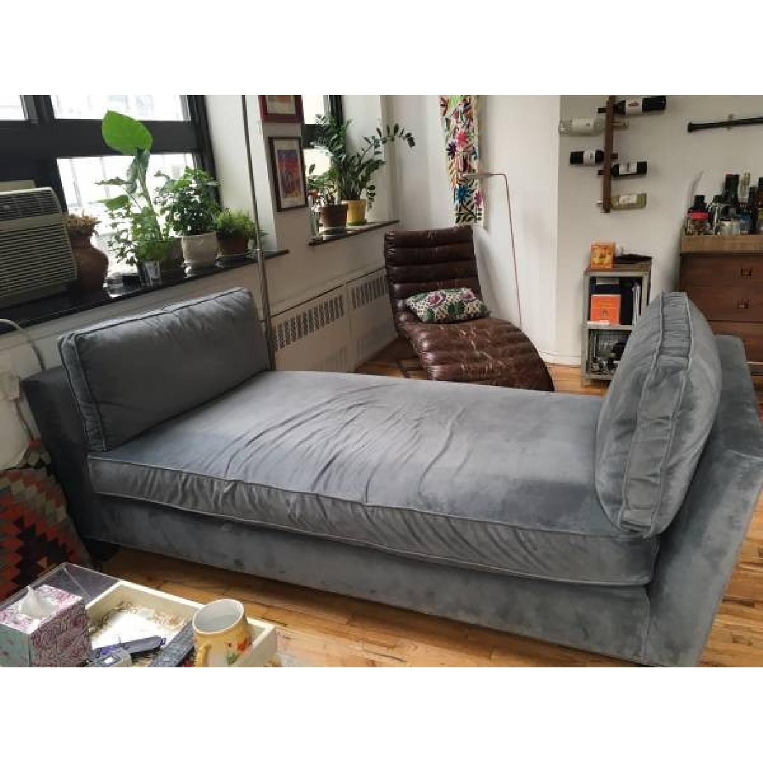 Crate & Barrel Simone Daybed Couch in Slate - image-3