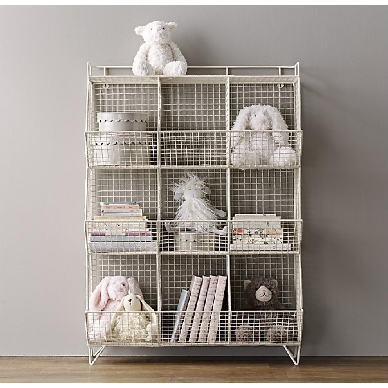 Restoration Hardware Industrial Wire 9 Cubby Storage - image-1