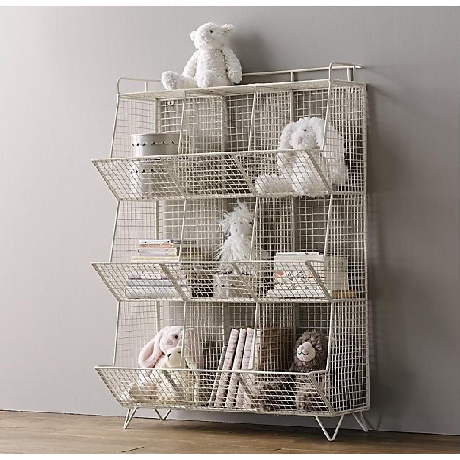 Restoration Hardware Industrial Wire 9 Cubby Storage - image-2
