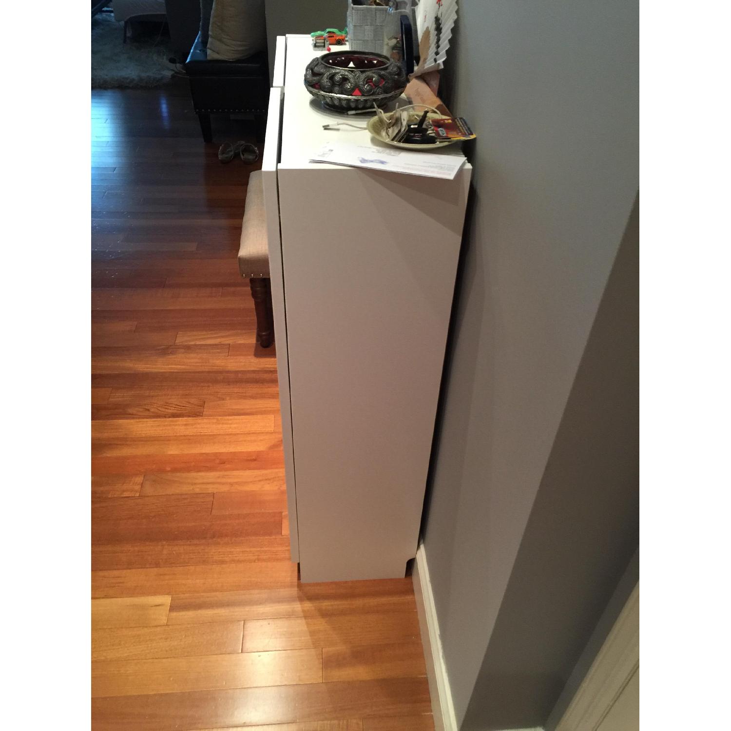 Ikea Billy Shelves w/ Oxberg Doors in White - image-6