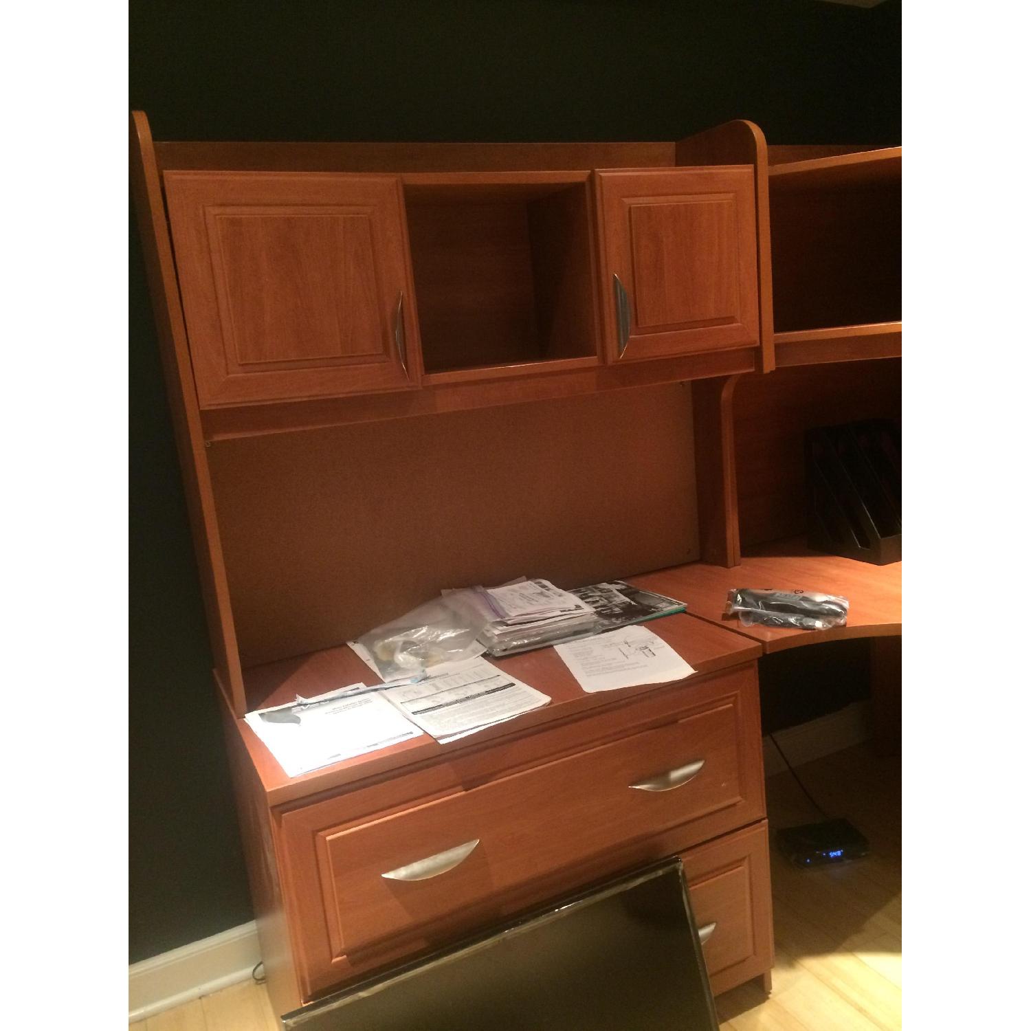 Custom Built Home/Office Desk + Filing Cabinet - image-3