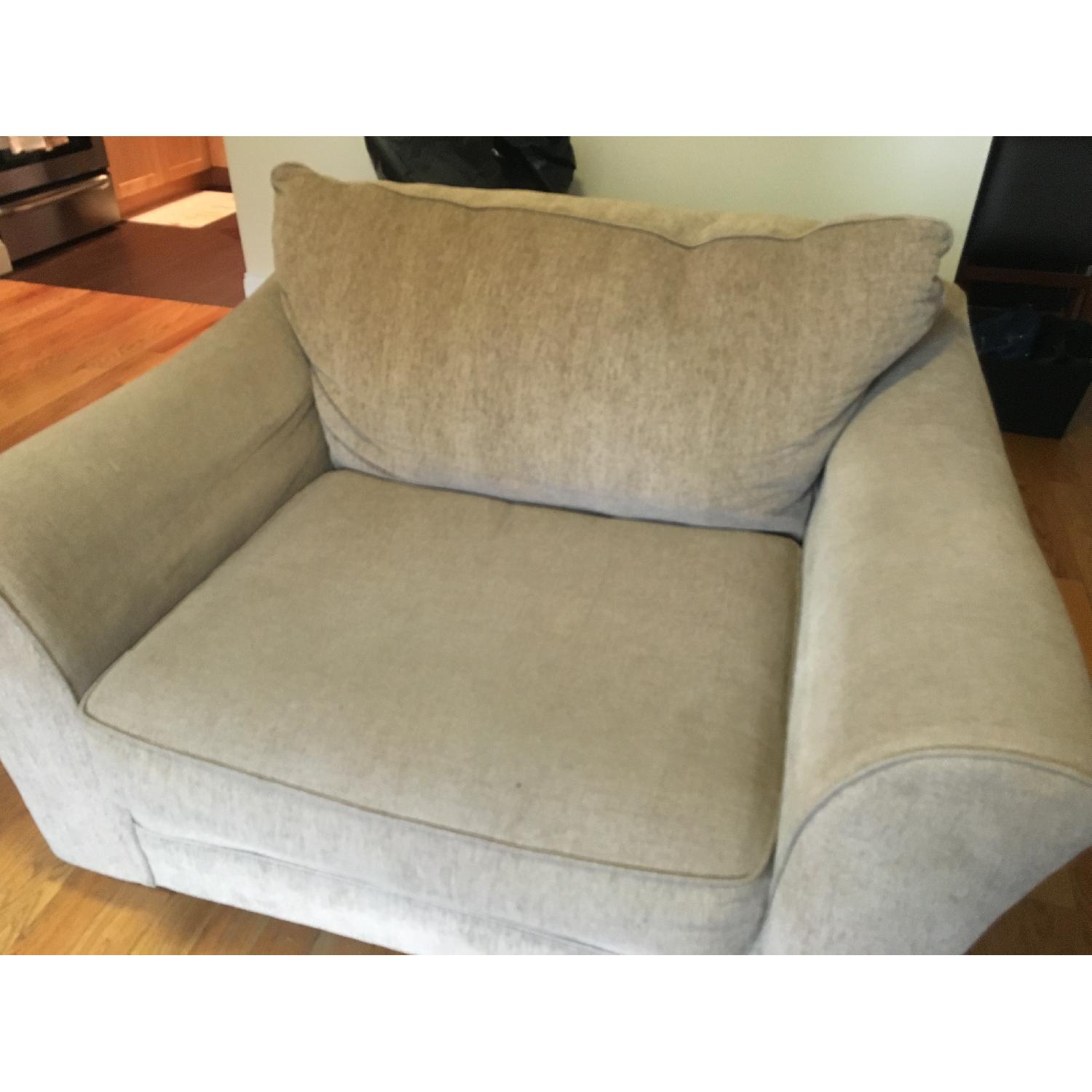 Tan Oversized Chair - image-2