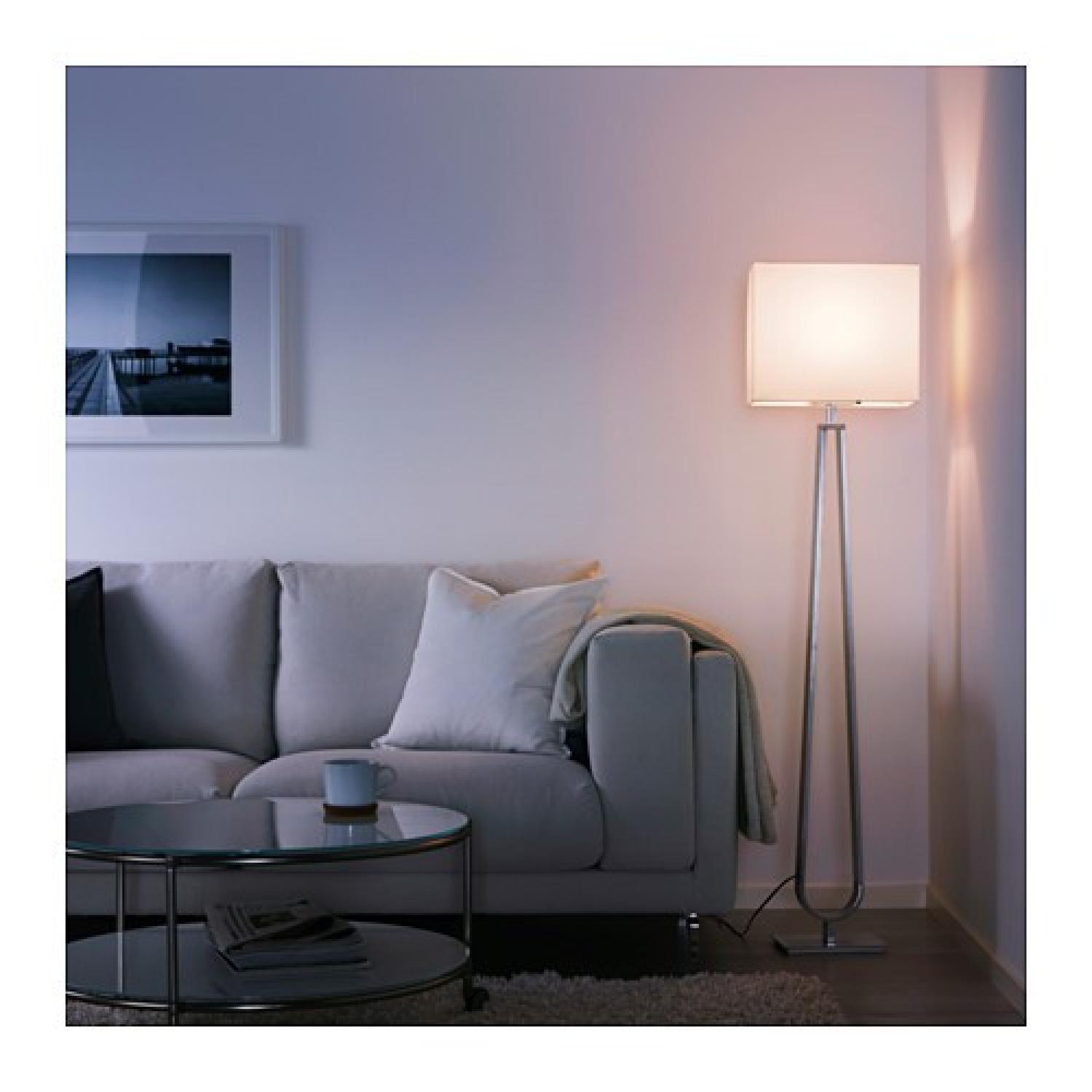Ikea Klabb Floor Lamp in Off White - image-2