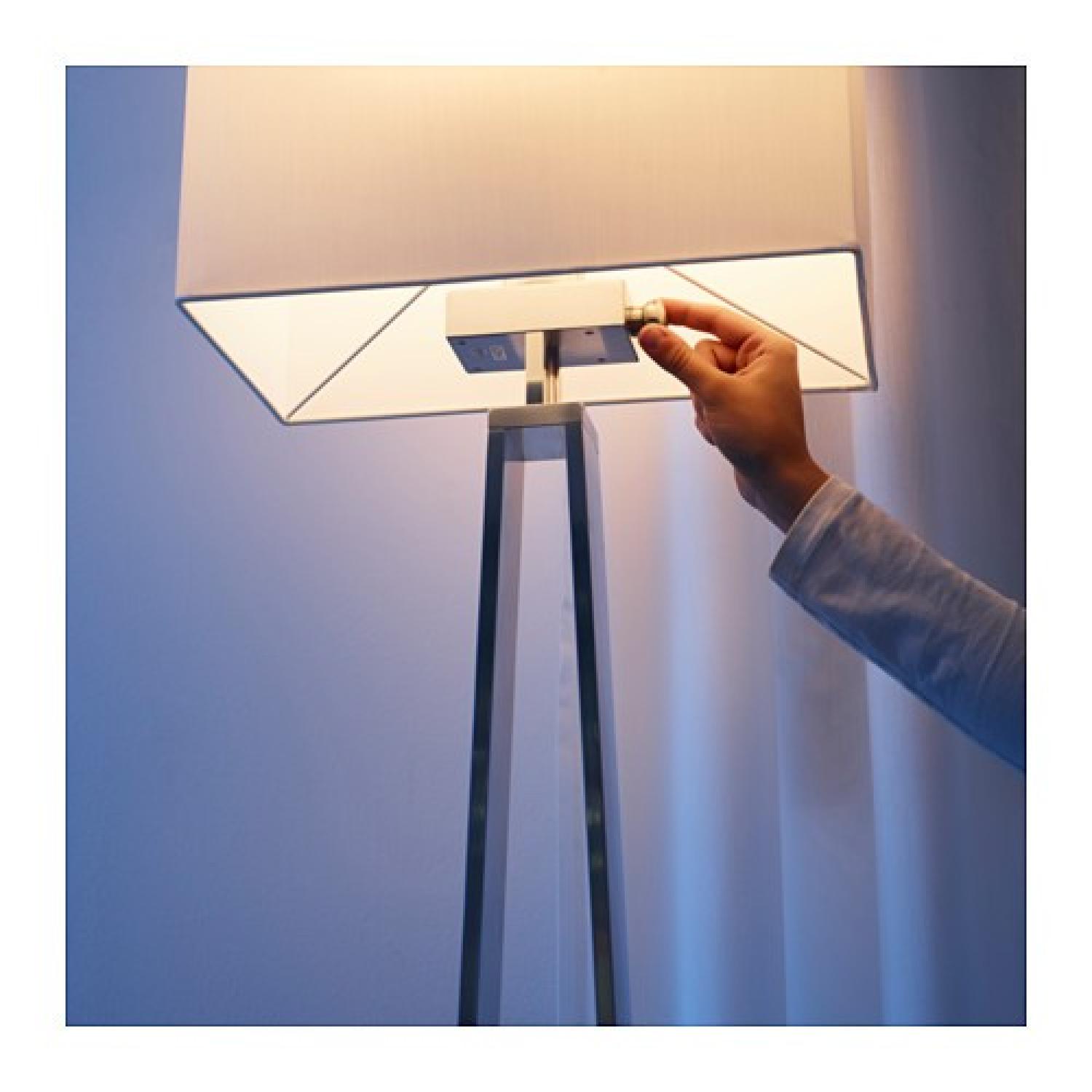Ikea Klabb Floor Lamp in Off White - image-5