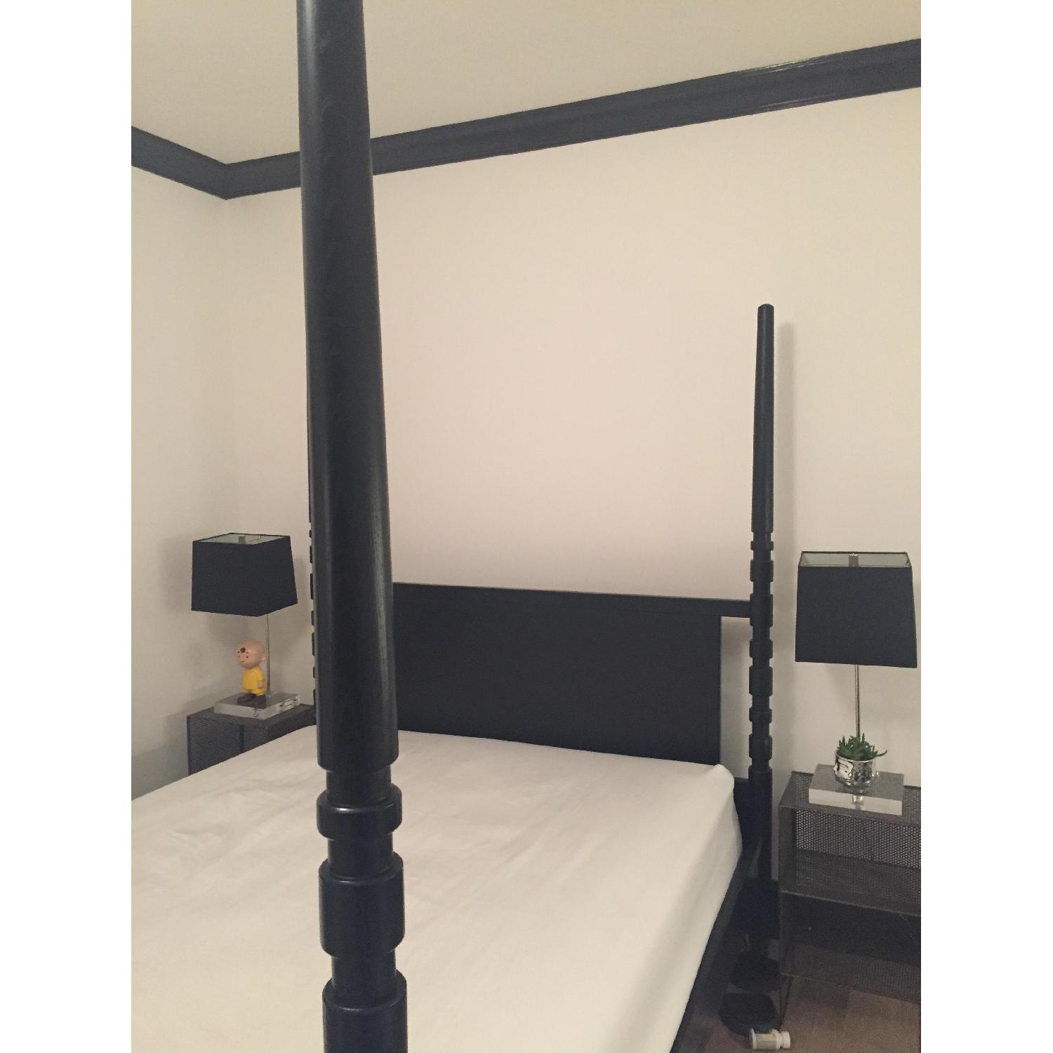 West Elm Tabitha Poster Queen Size Bed Frame - image-3