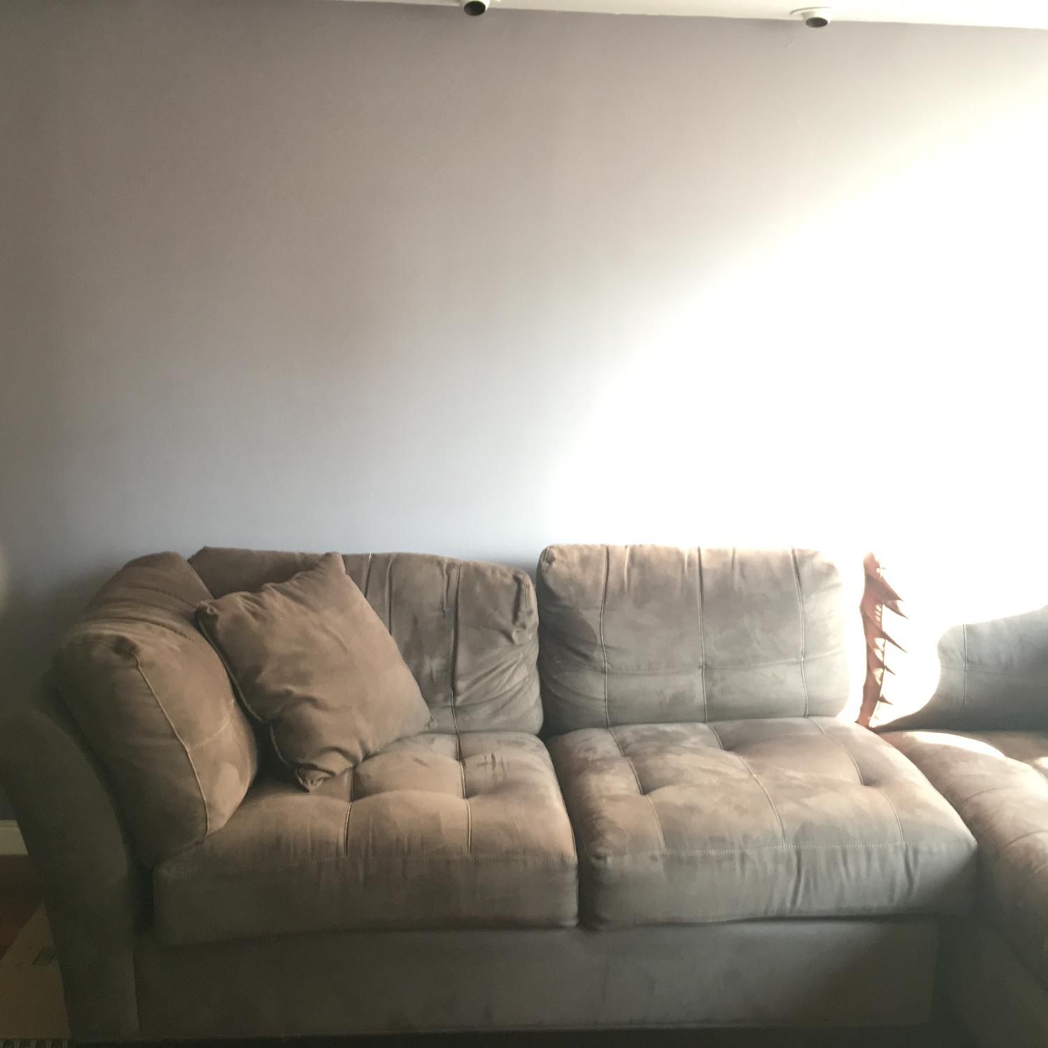 Raymour & Flanigan Cindy Crawford Home Metropolis 2-Piece Sectional Sofa - image-1