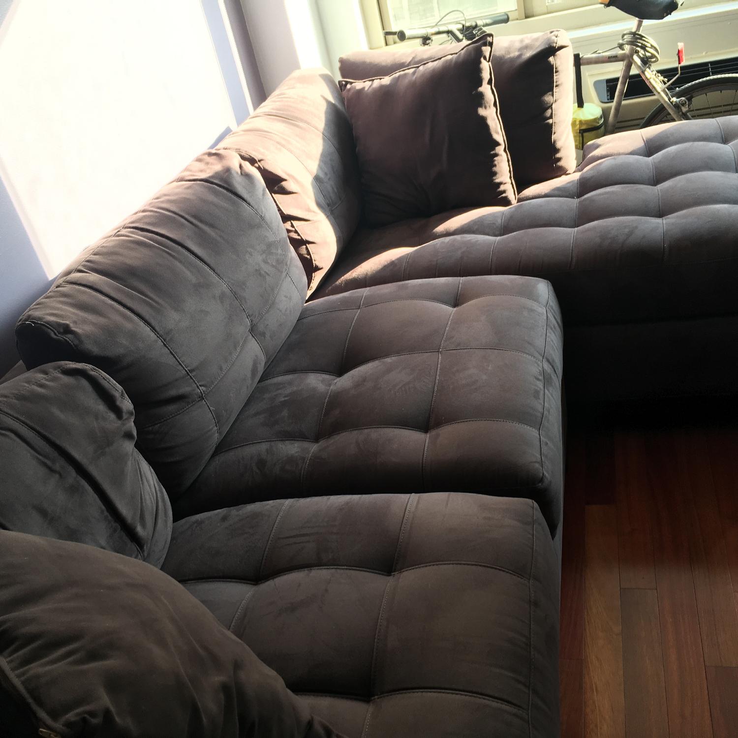 Raymour & Flanigan Cindy Crawford Home Metropolis 2-Piece Sectional Sofa - image-3