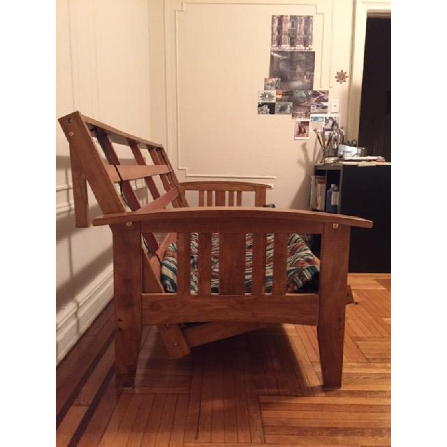 Queen Size Futon Frame - image-6