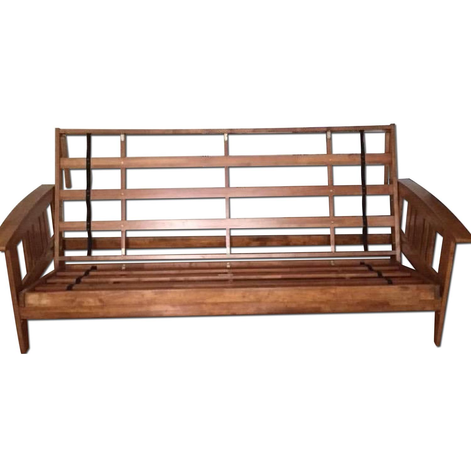 Queen Size Futon Frame - image-0