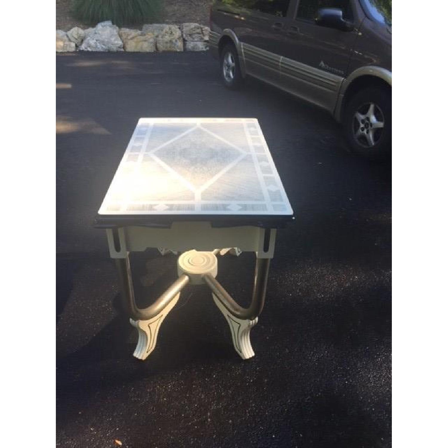 Vintage Porcelain Kitchen Table - image-2