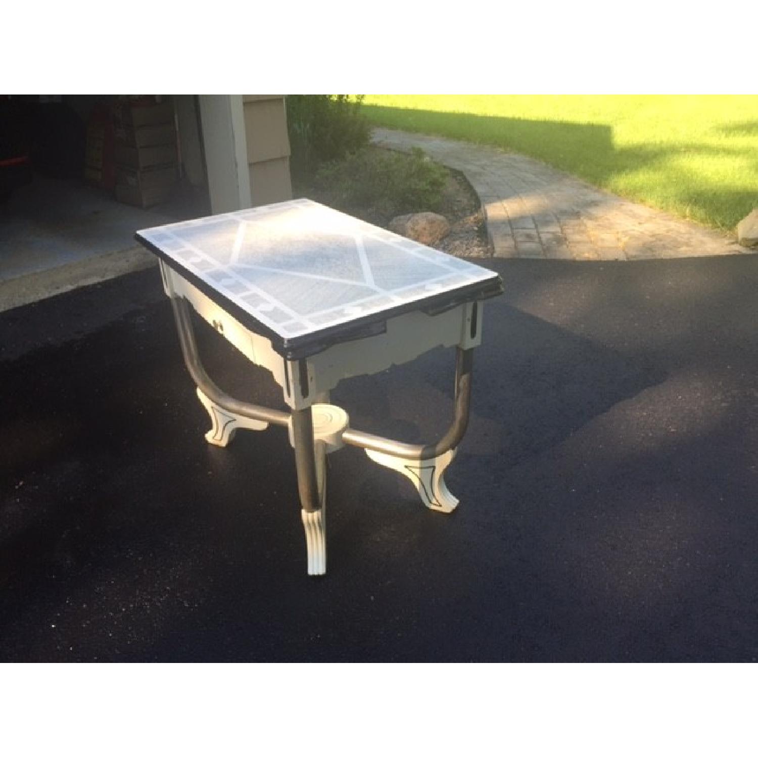 Vintage Porcelain Kitchen Table - image-5