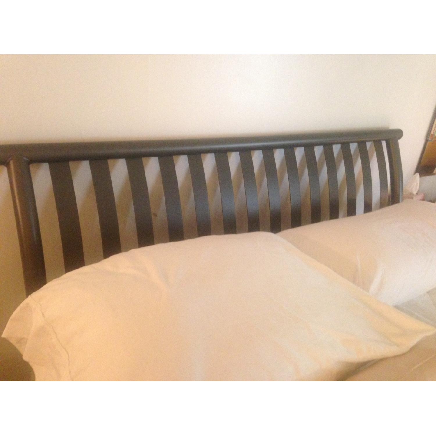 Amisco Dark Gray Metal Queen Bed Frame - image-2