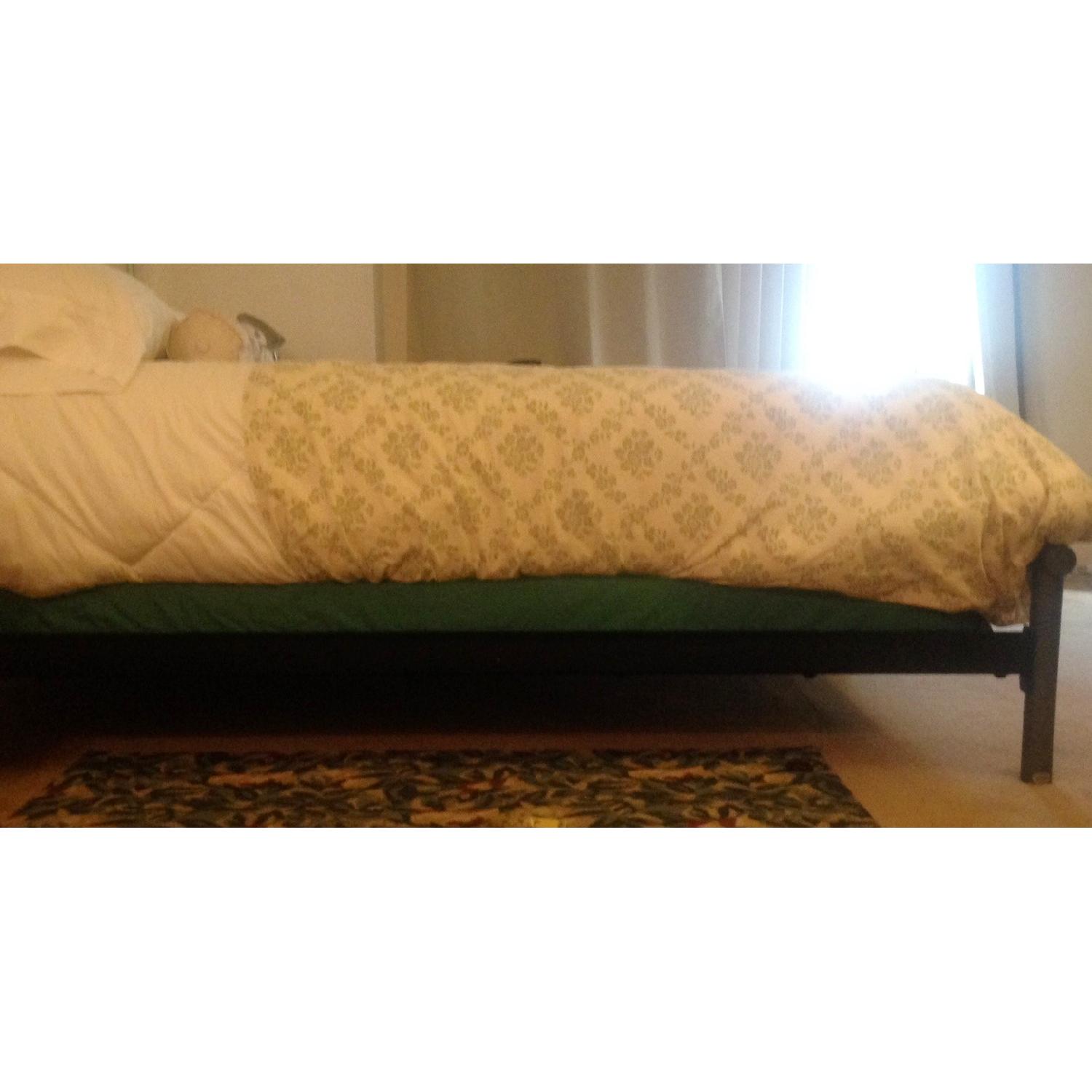 Amisco Dark Gray Metal Queen Bed Frame - image-3