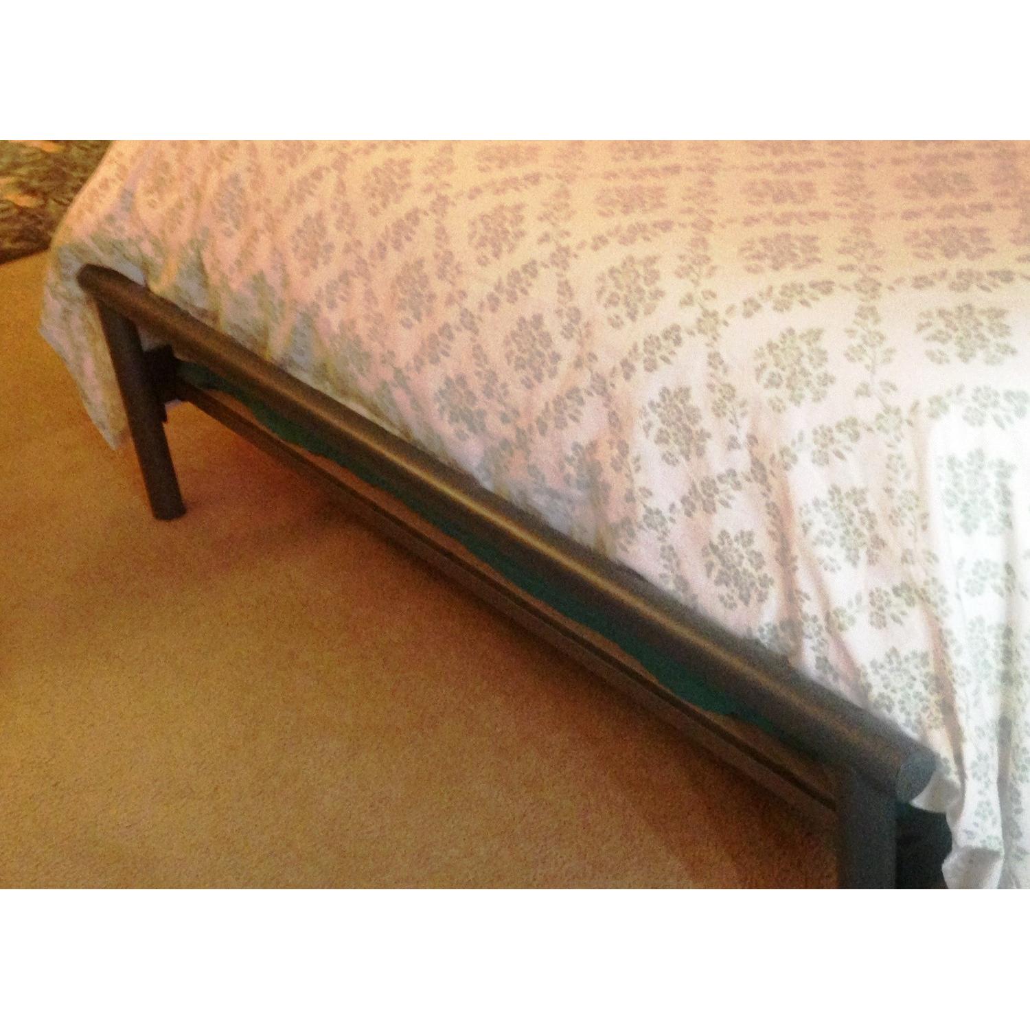 Amisco Dark Gray Metal Queen Bed Frame - image-4