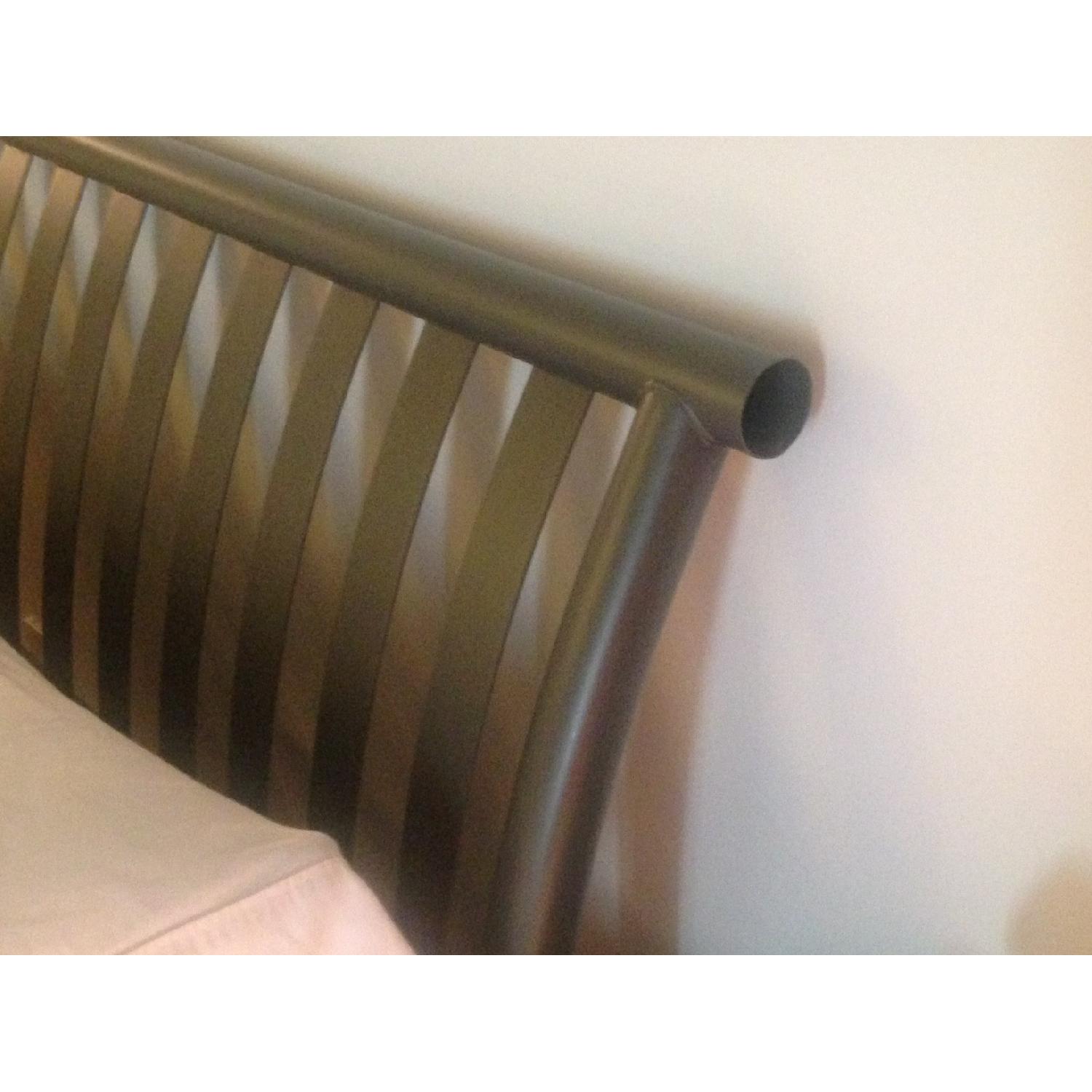 Amisco Dark Gray Metal Queen Bed Frame - image-5