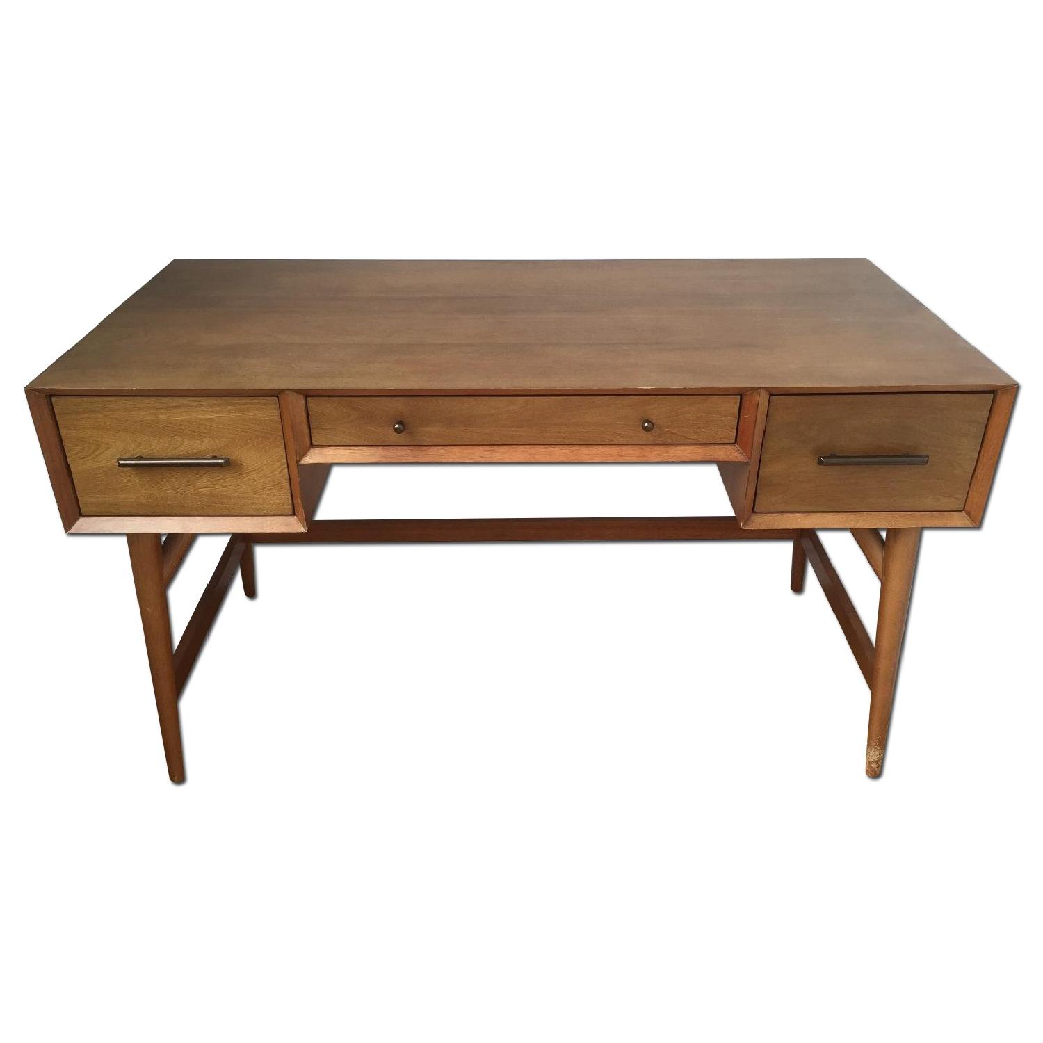 West Elm Mid-Century Acorn Desk - Thumbnail 2