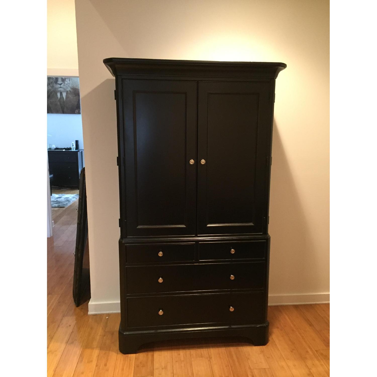 Thomasville Hardwood Armoire - image-1