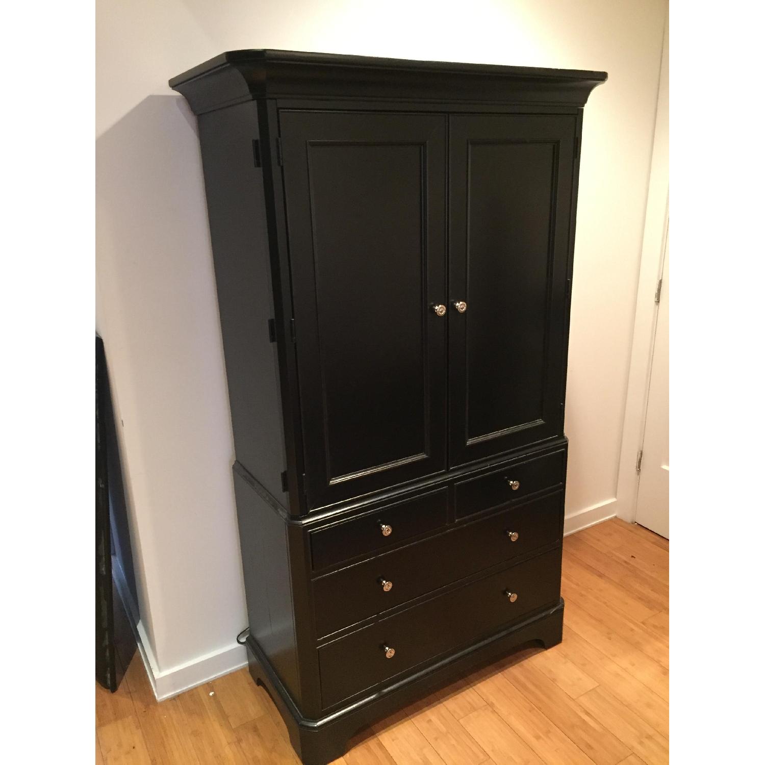Thomasville Hardwood Armoire - image-4