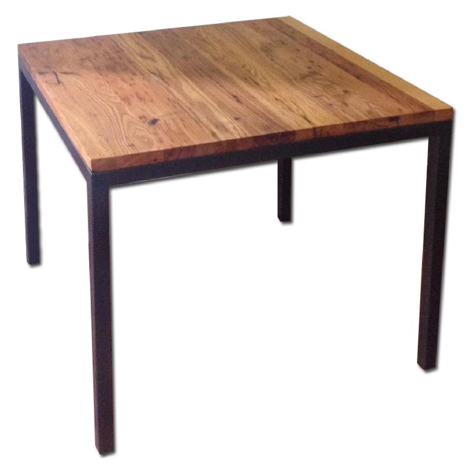 Room & Board Parsons Table w/ Reclaimed Chestnut Top AptDeco