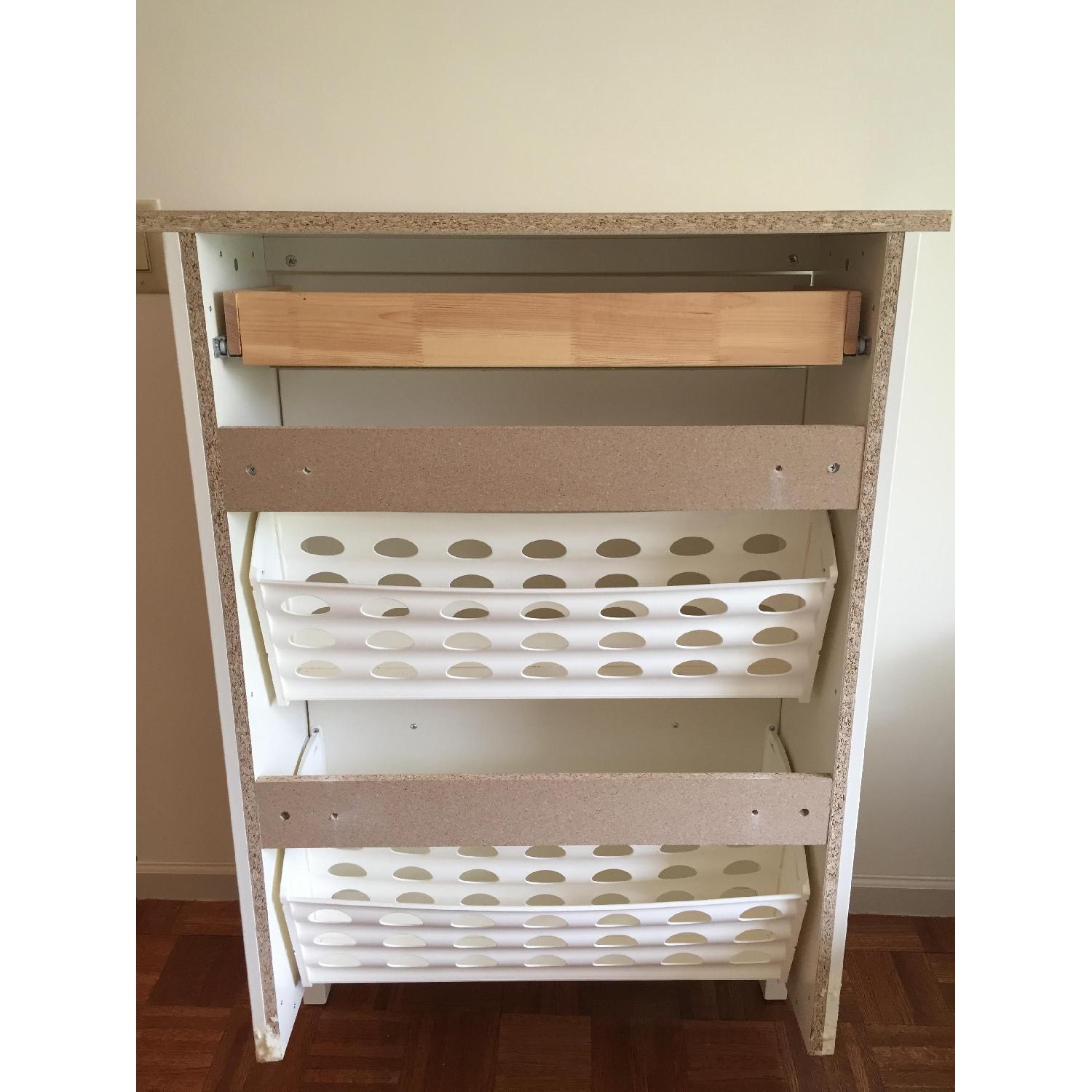 Ikea Hemnes Shoe Cabinet w/ 2 Compartments & Drawer - image-3