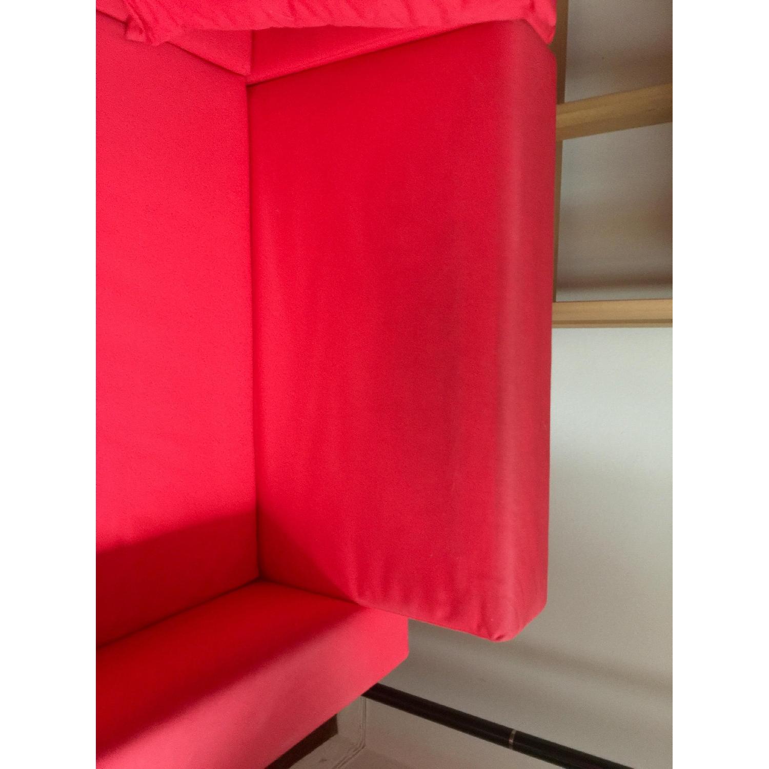 Ikea Lugnvik Red Sectional Sofa Bed - image-4