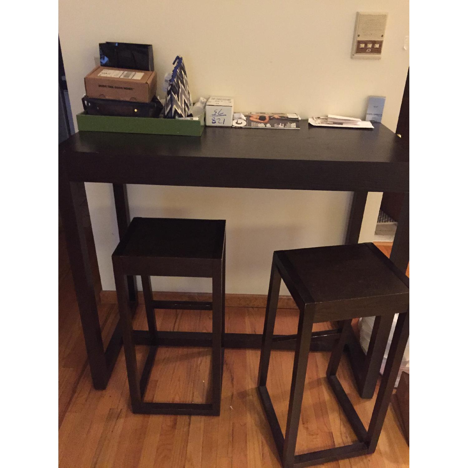 West Elm Alto Bar Table w/ 2 Stools - AptDeco