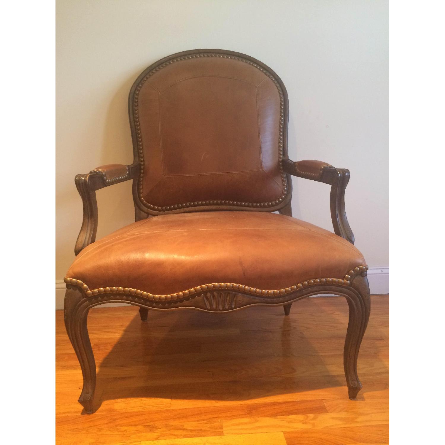 Large Louis XIV Wing Chair - image-1