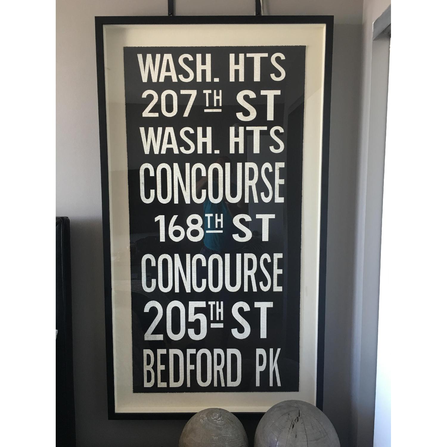 Restoration Hardware Subway Sign - image-1