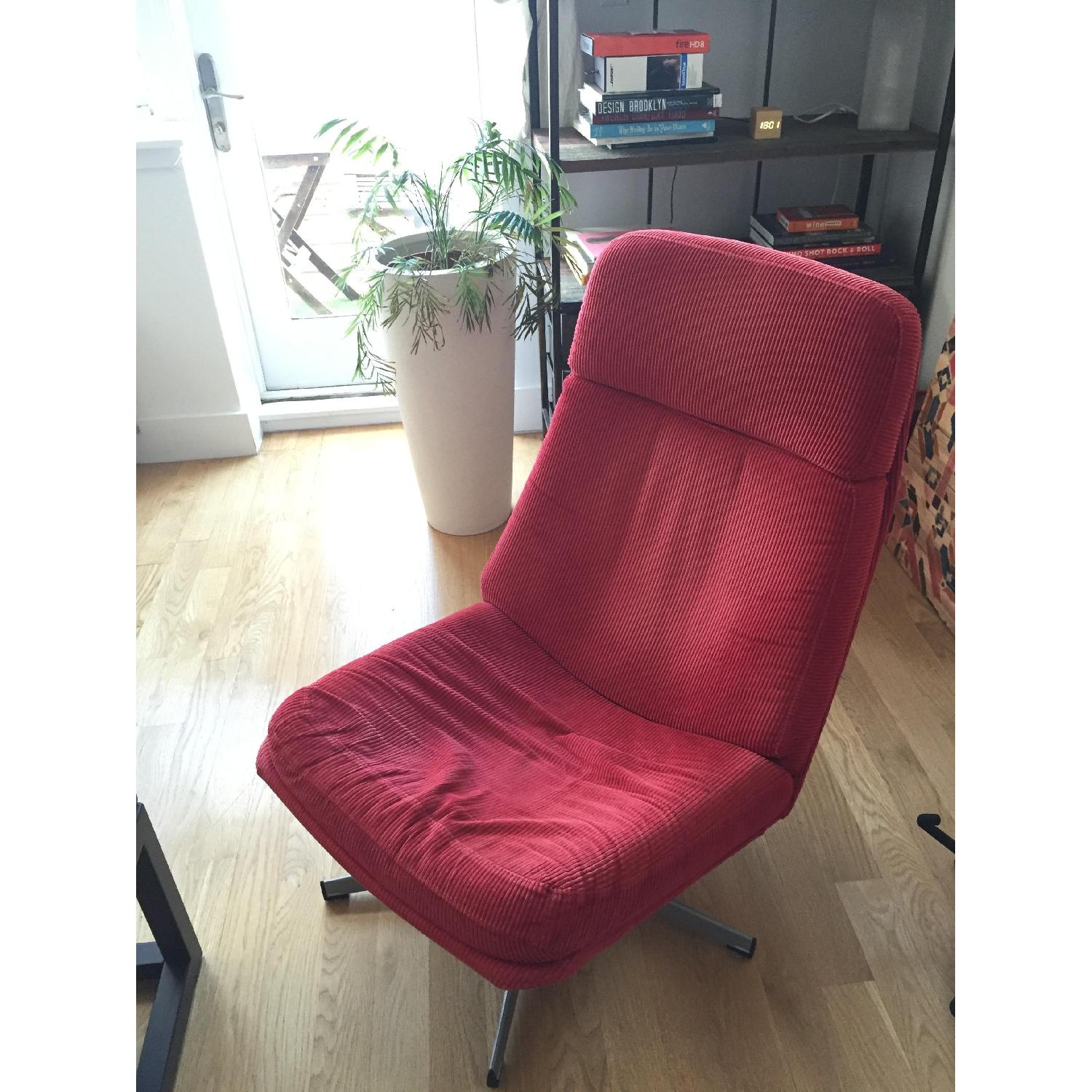 Ikea Red Accent Chair - AptDeco