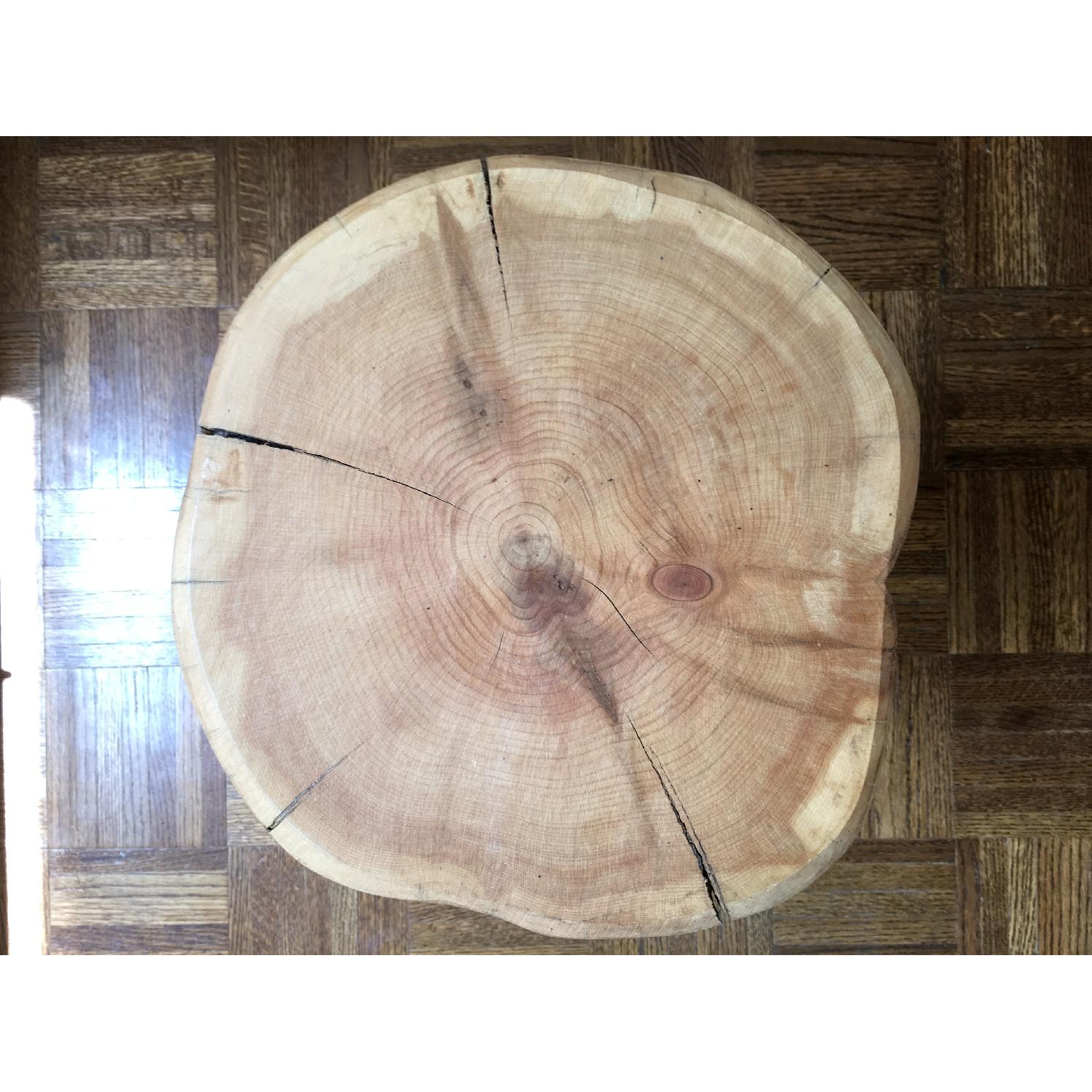 West Elm Natural Tree Stump Side Table - image-6