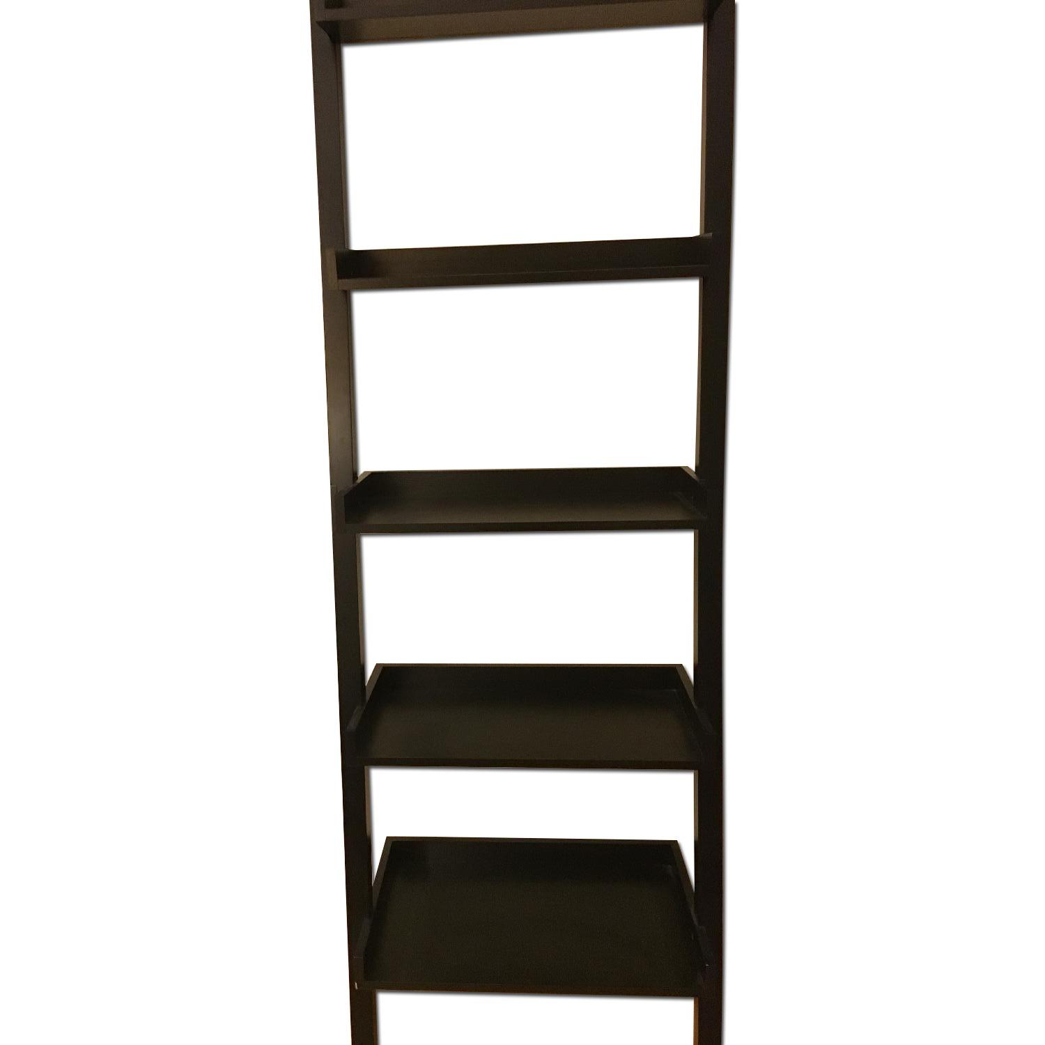 Container Store Java Linea Leaning Bookcase AptDeco