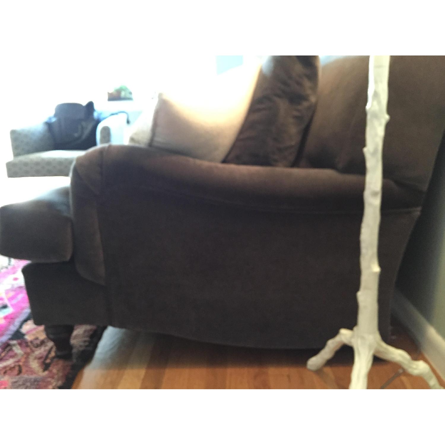 Pottery Barn Carlisle Sofa in Vintage Velvet - image-2