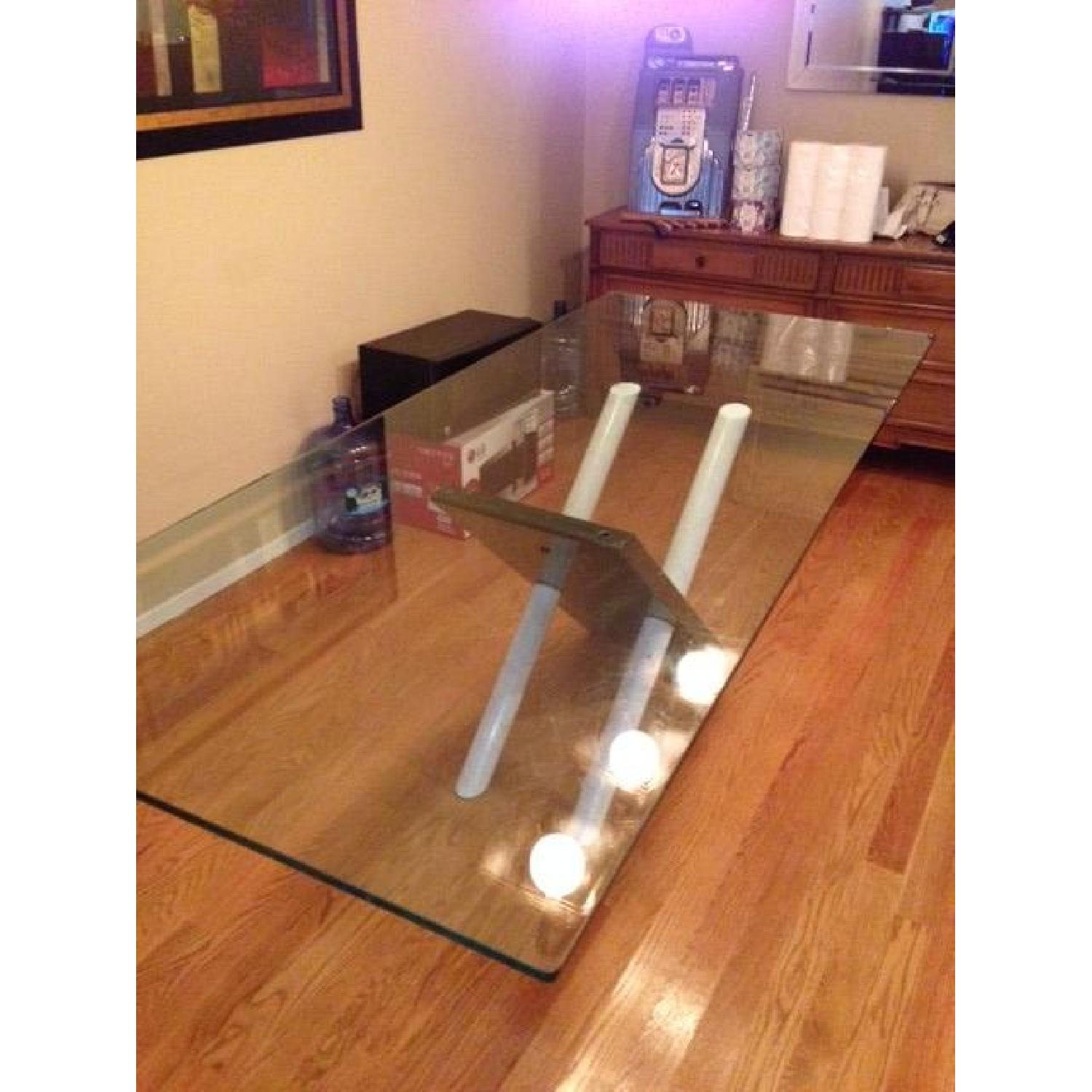 Italian Glass Dining Room Table - image-2