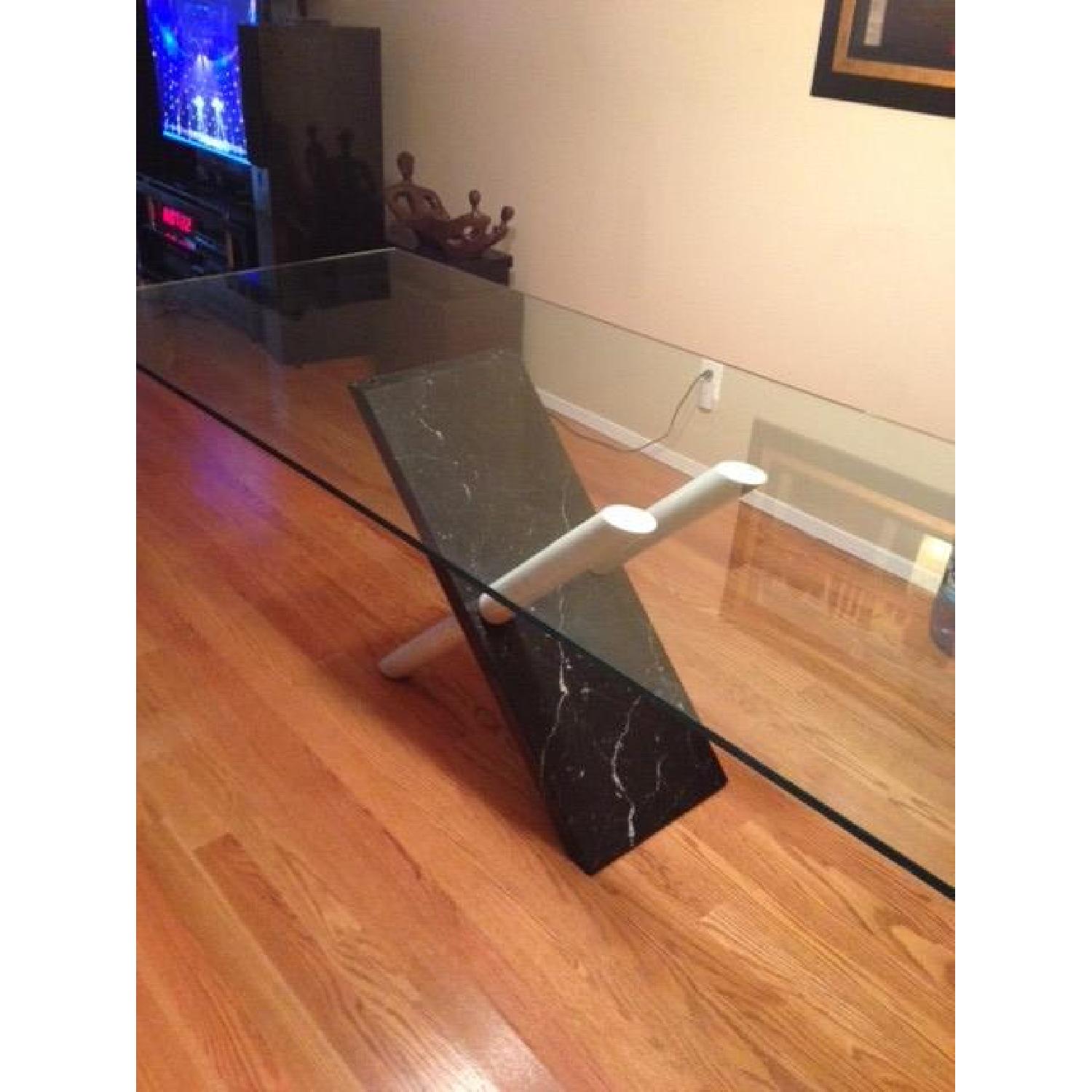 Italian Glass Dining Room Table - image-3