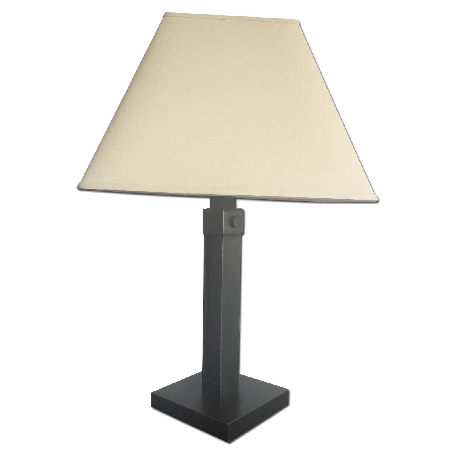 Crate & Barrel Denley Bronze Table Lamp AptDeco