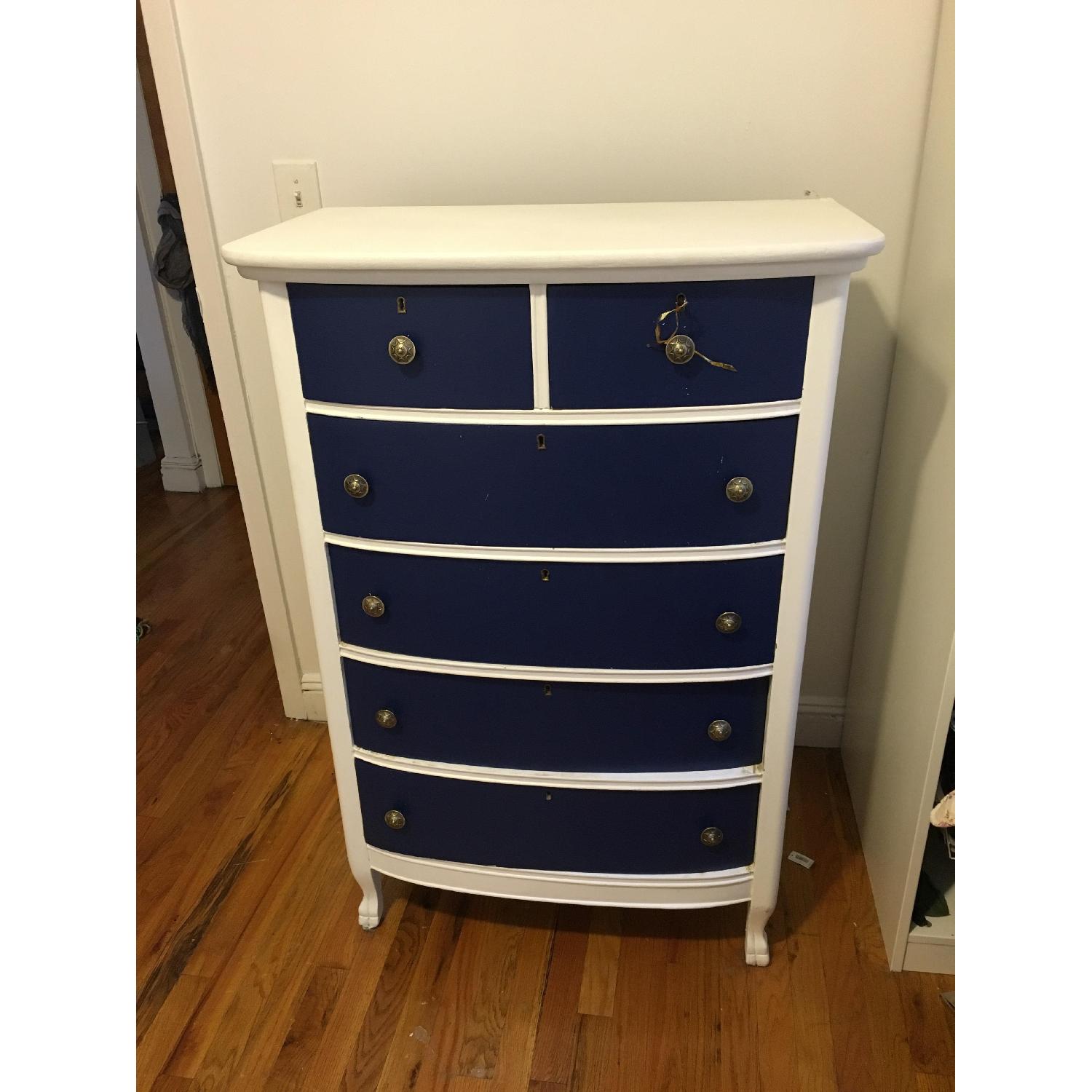 Solid Wood 6 Drawer Tall Dresser AptDeco