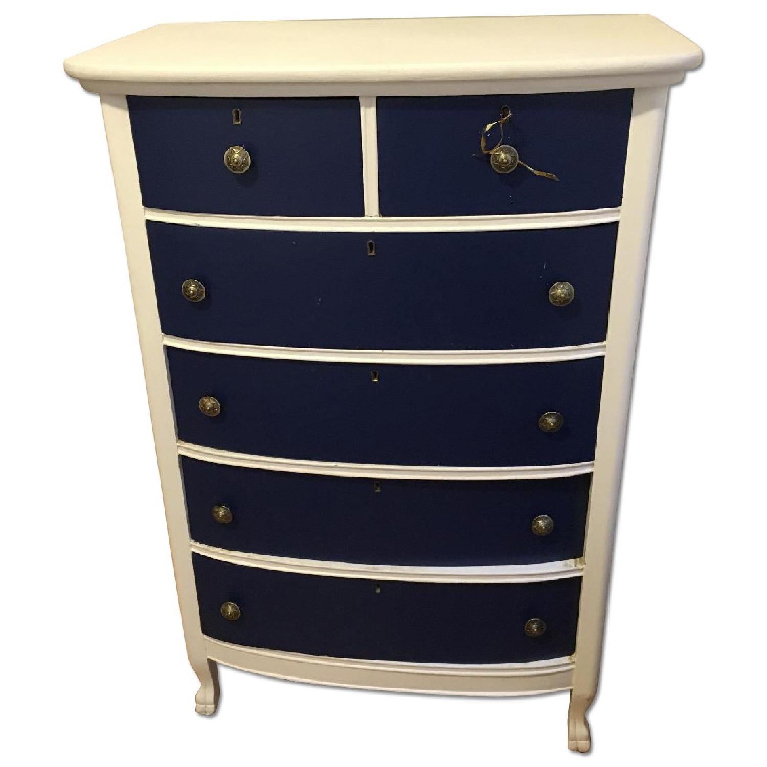 Solid Wood 6 Drawer Tall Dresser AptDeco