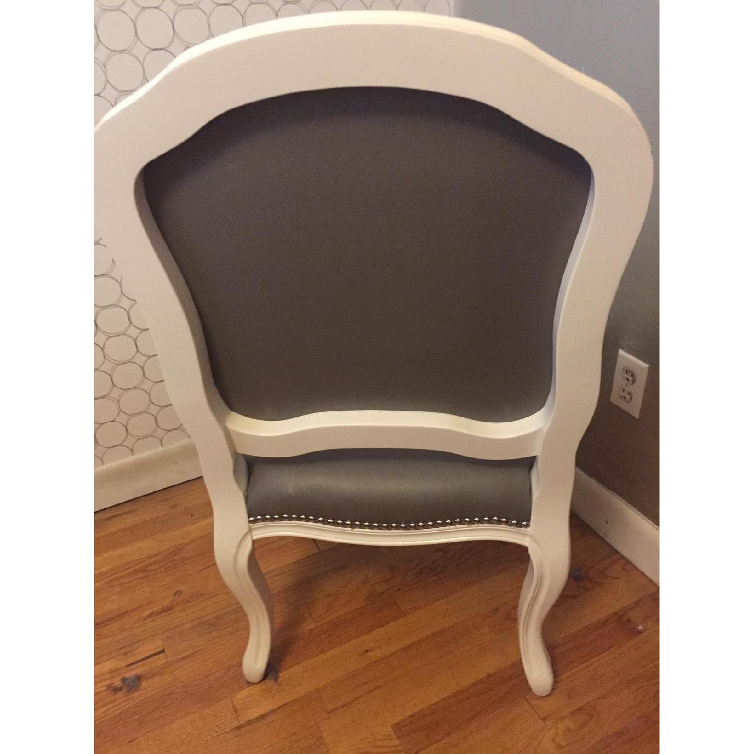 CB2 Stick Around Arm Chair in White - image-3